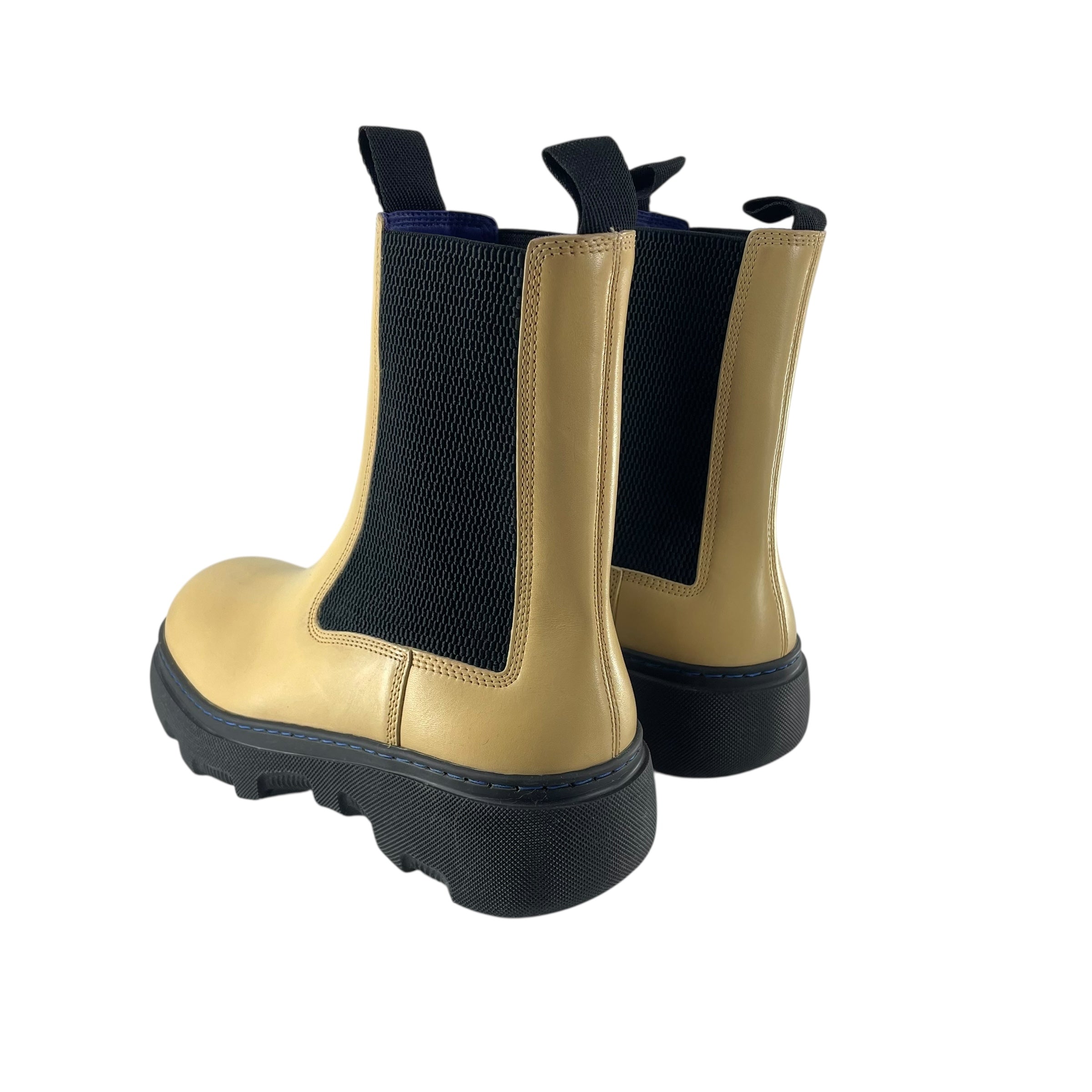 BURBERRY/Boots/EU 37.5/Leather/BEG/CREEPER CHELSEA view 2