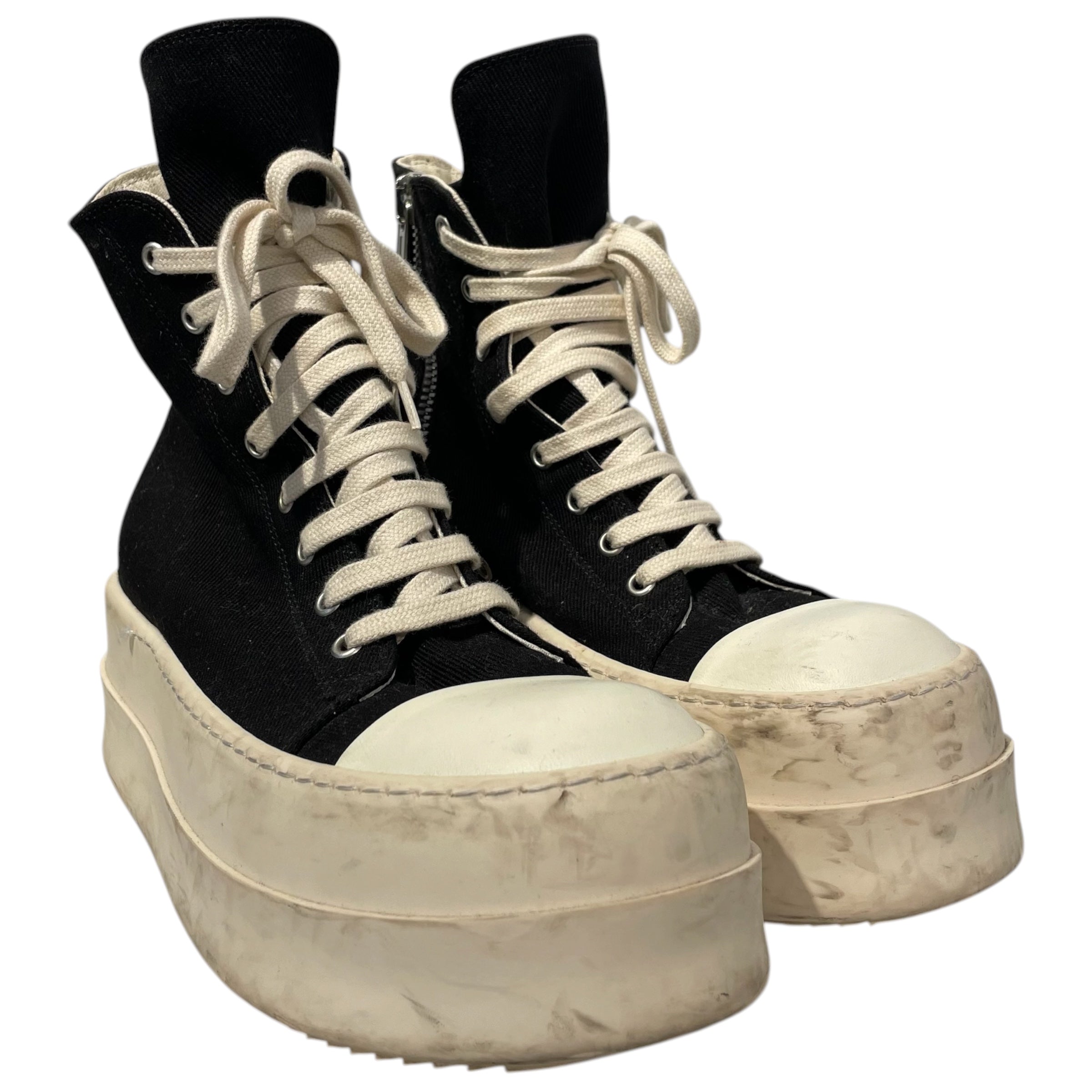 RICK OWENS DRKSHDW/Hi-Sneakers/EU 39/Denim/BLK/Platform/ view 1