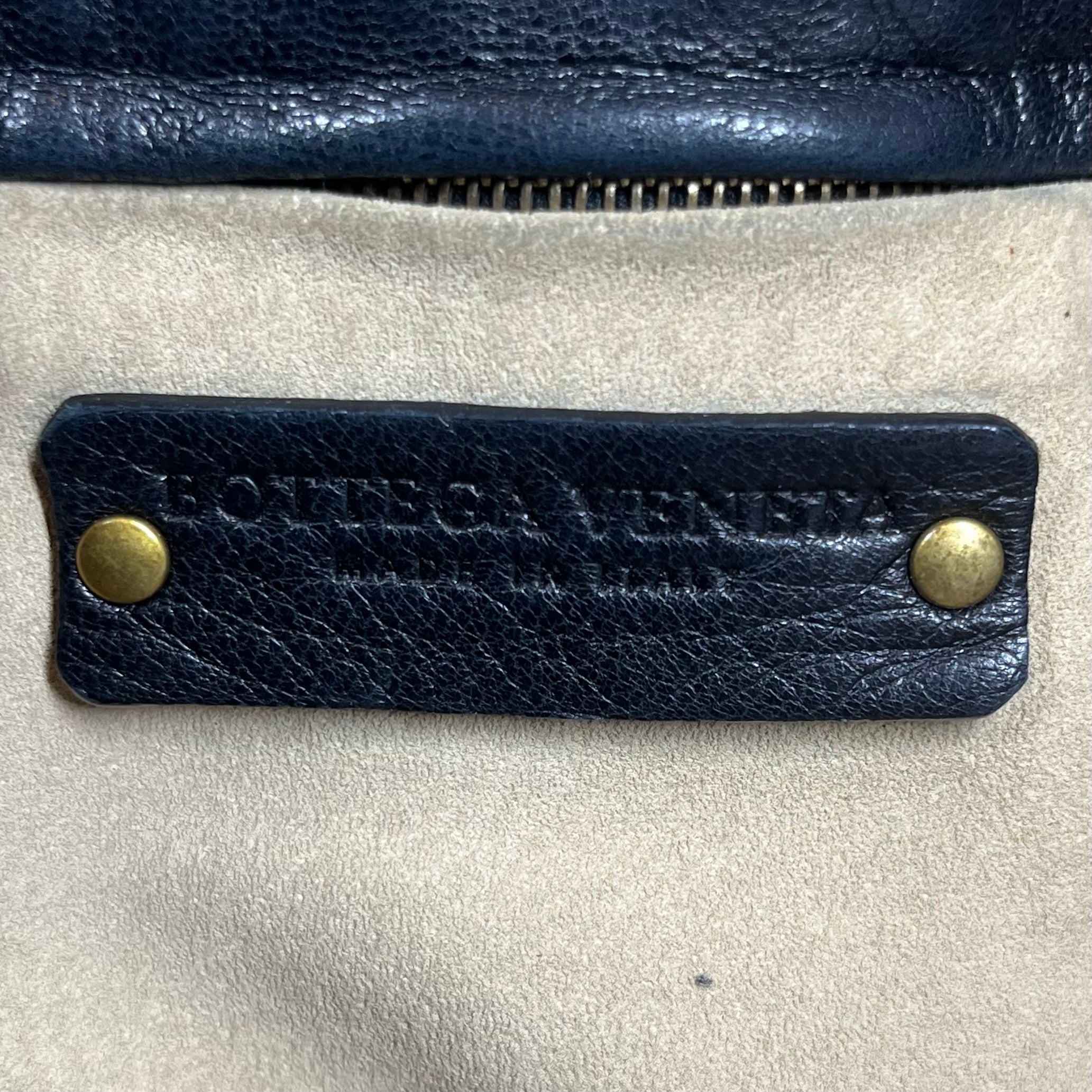 BOTTEGA VENETA/Hand Bag/Leather/BLK/Intrecciato Capri Bag view 5