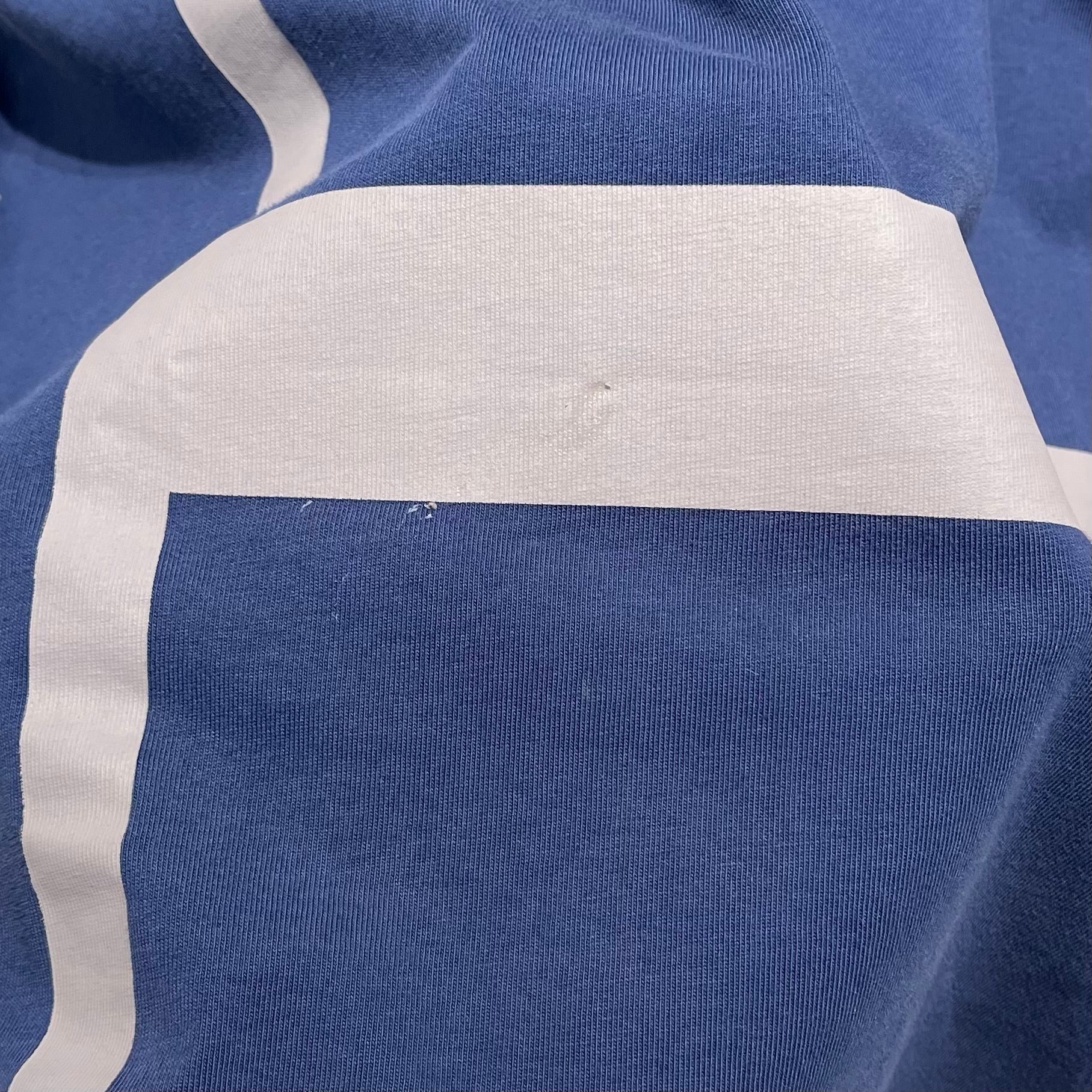 HOOD BY AIR./T-Shirt/L/Cotton/BLU/GRAY LINE view 7