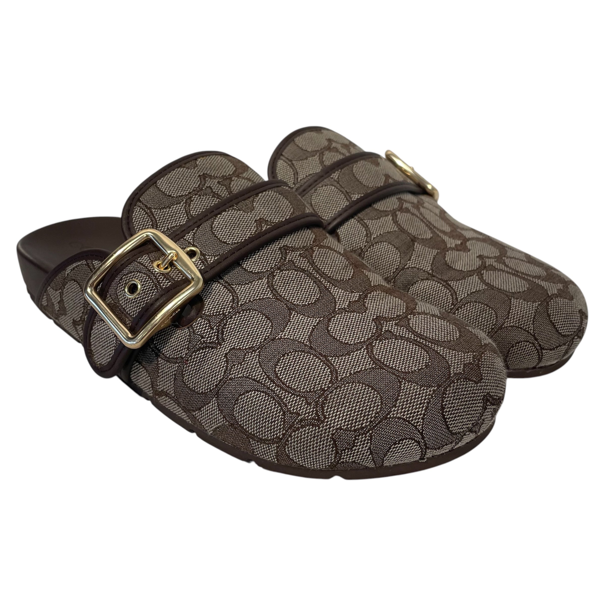 COACH/Sandals/US 10/Cotton/BRW/ view 1
