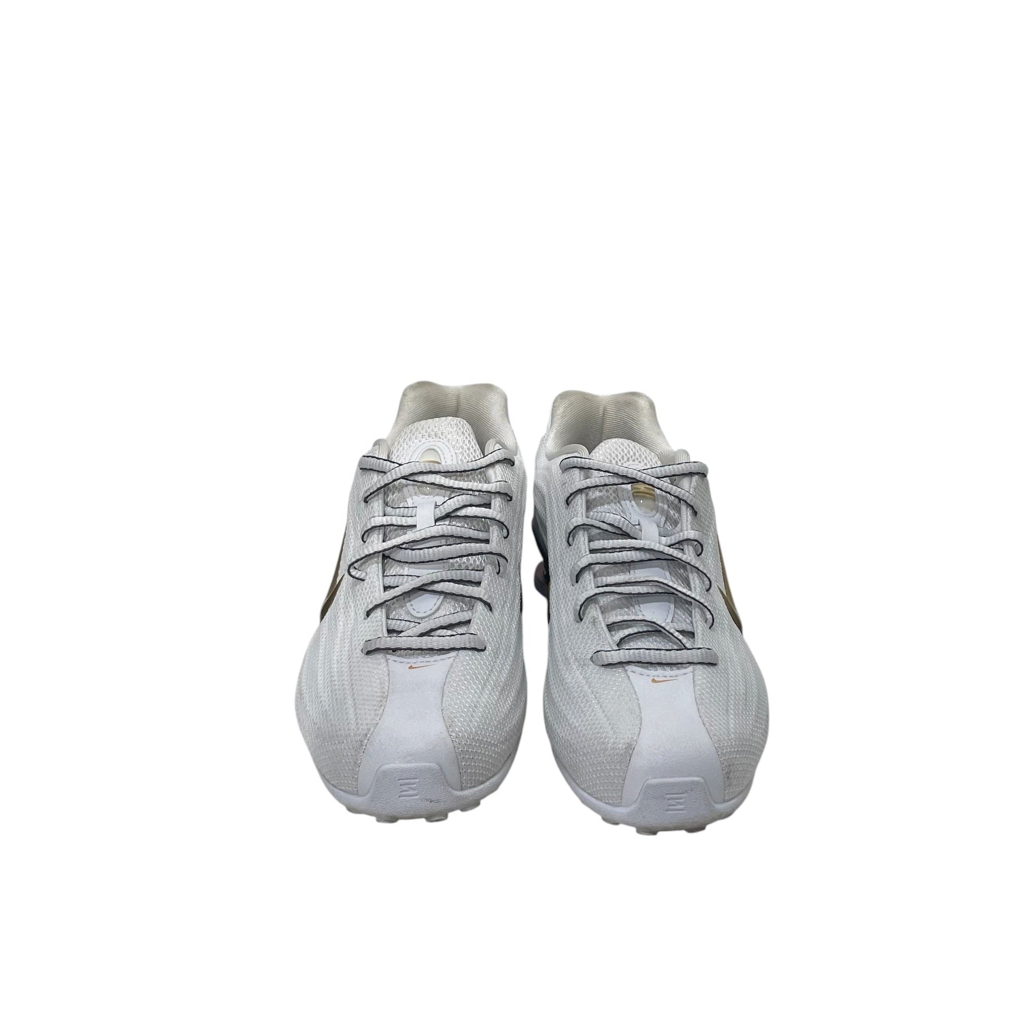 NIKE/Low-Sneakers/US 7.5/WHT/SHOX Z GOLD NIKE SIGN view 4