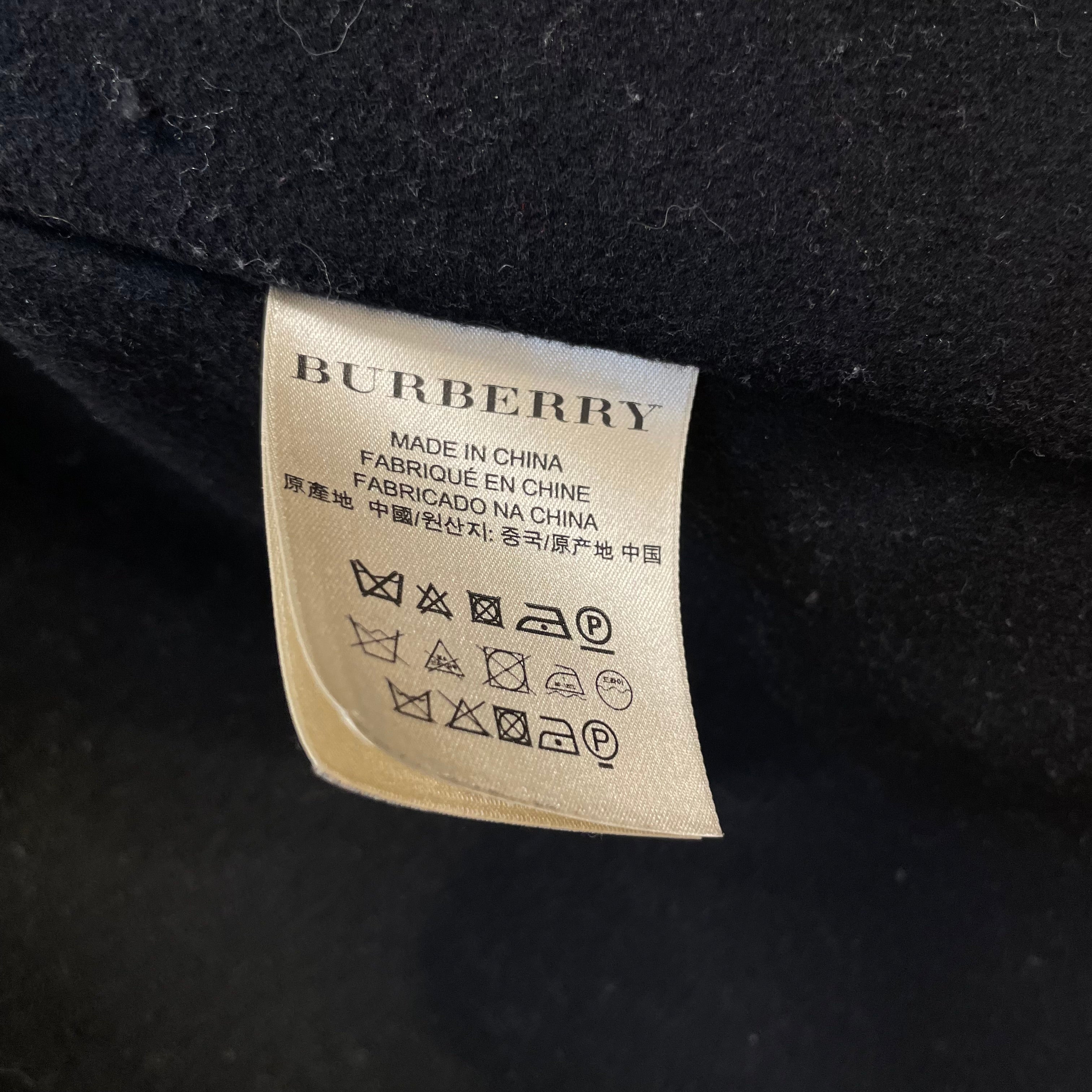 BURBERRY BRIT/Windbreaker/4/Cotton/BLK/HOODED W PLAID CUFFS view 5