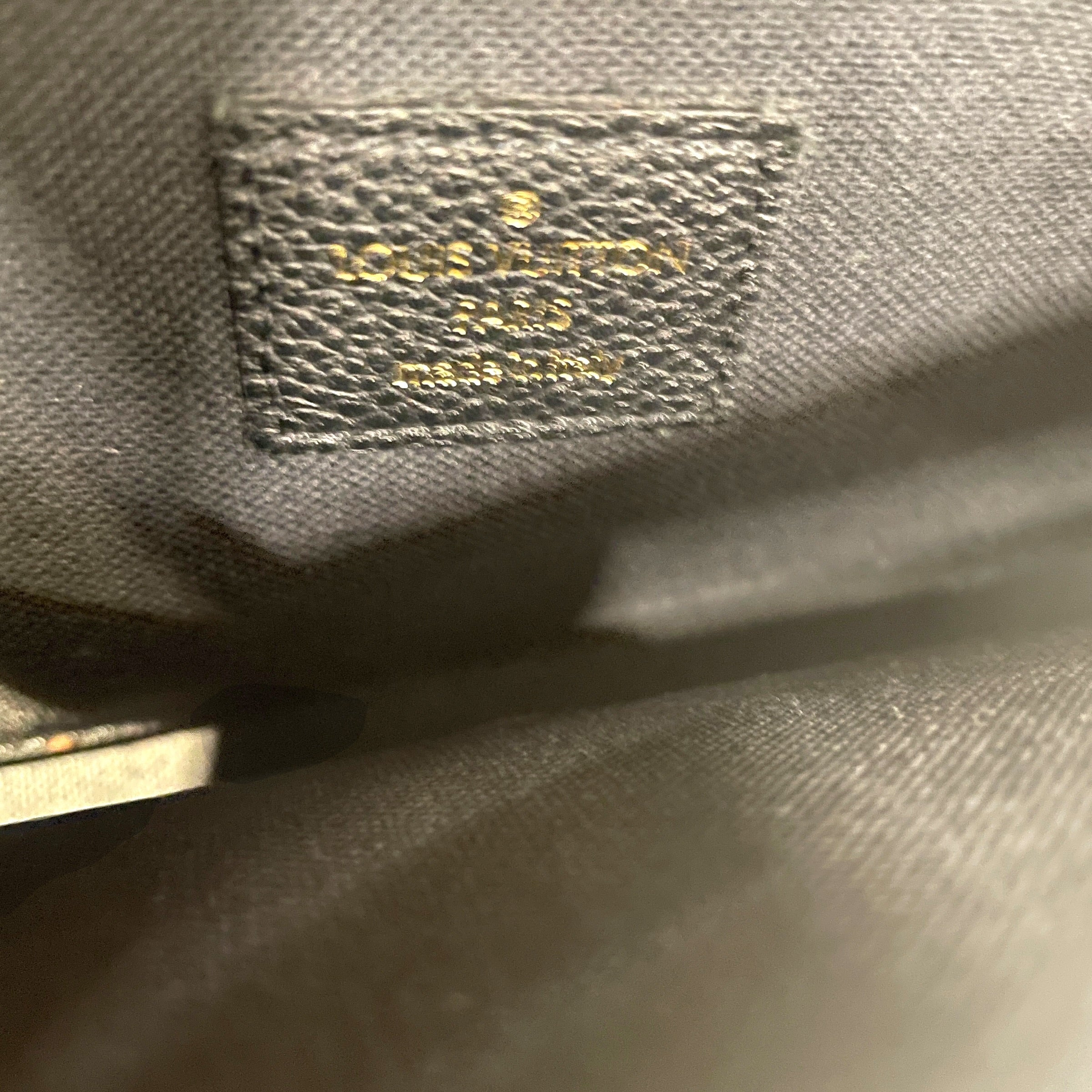 LOUIS VUITTON/Cross Body Bag/Monogram/Leather/BLK/Pochette Felicie Empriente view 6