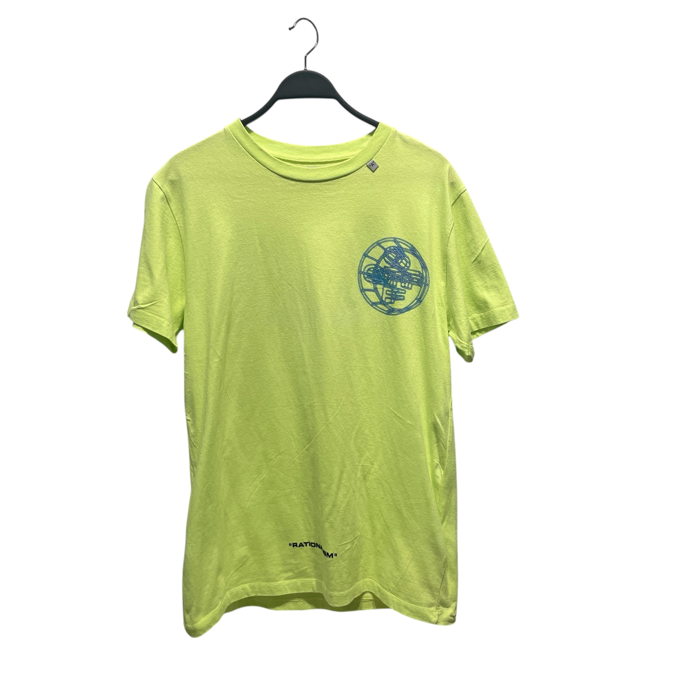 OFF-WHITE/T-Shirt/M/Cotton/GRN/rationalism view 1