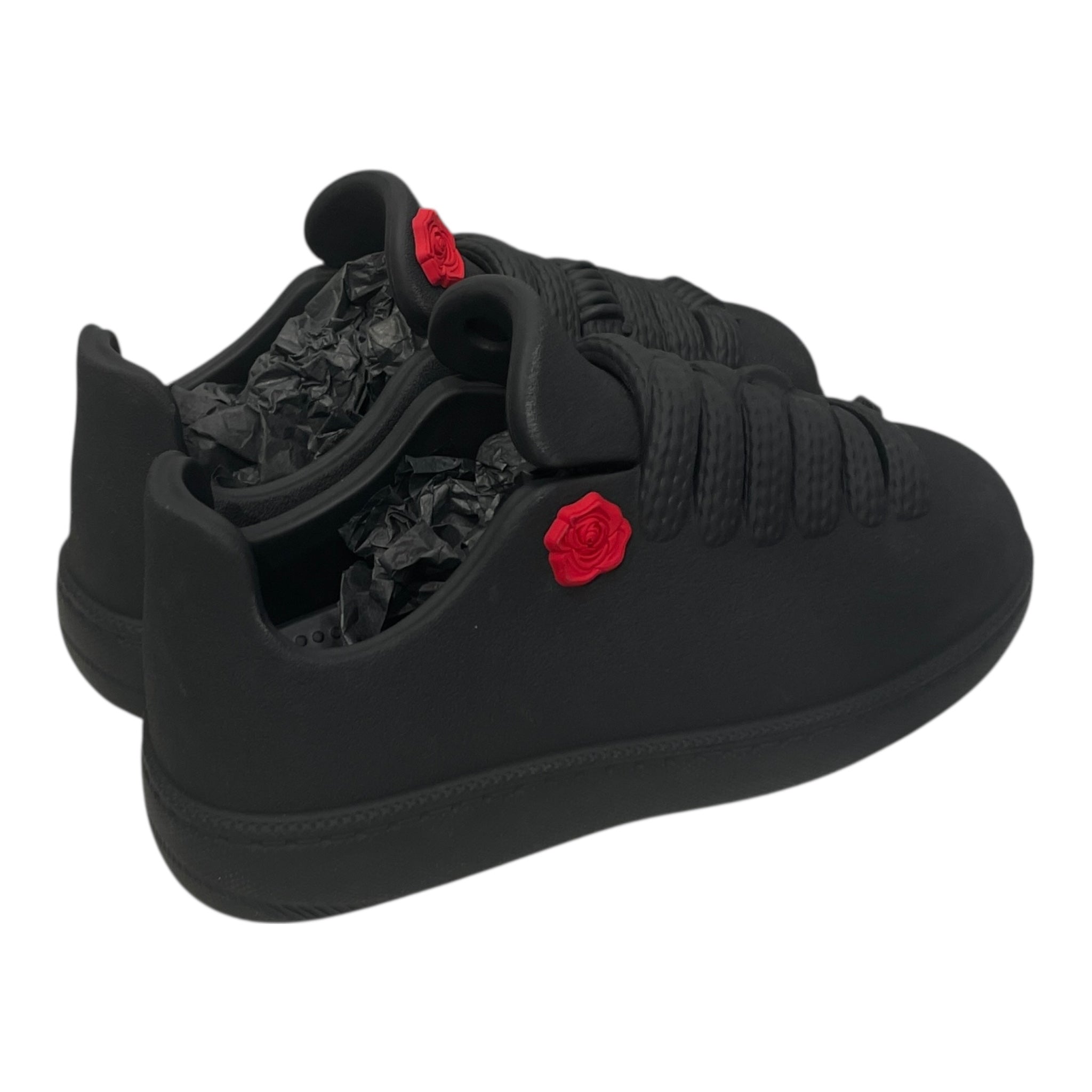 BURBERRY/Low-Sneakers/EU 40/GRY/FAUX LACE PRINTED SNEAKER view 2
