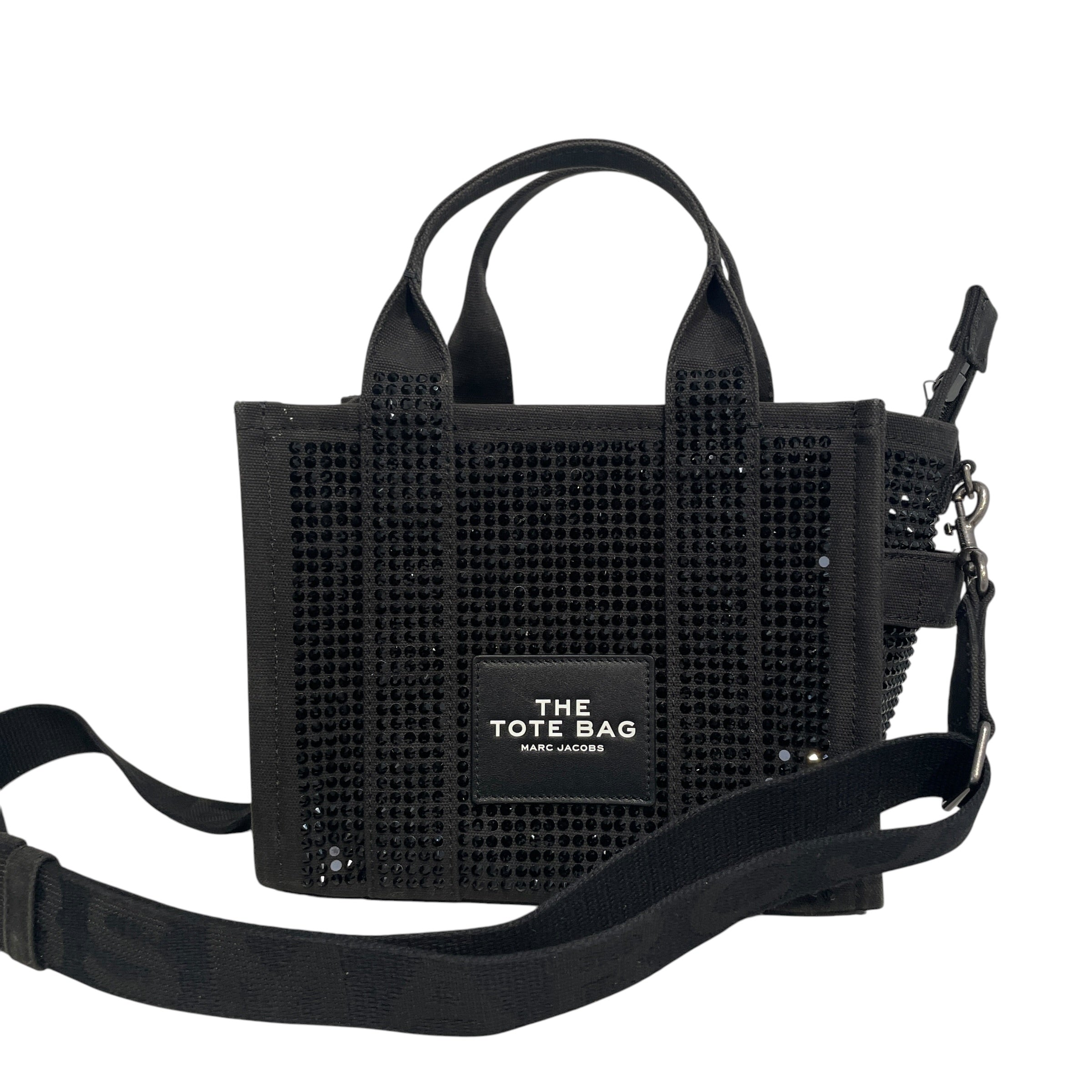 MARC BY MARC JACOBS/Tote Bag/All Over Print/Cotton/BLK/The Crystal Cotton Tote view 3