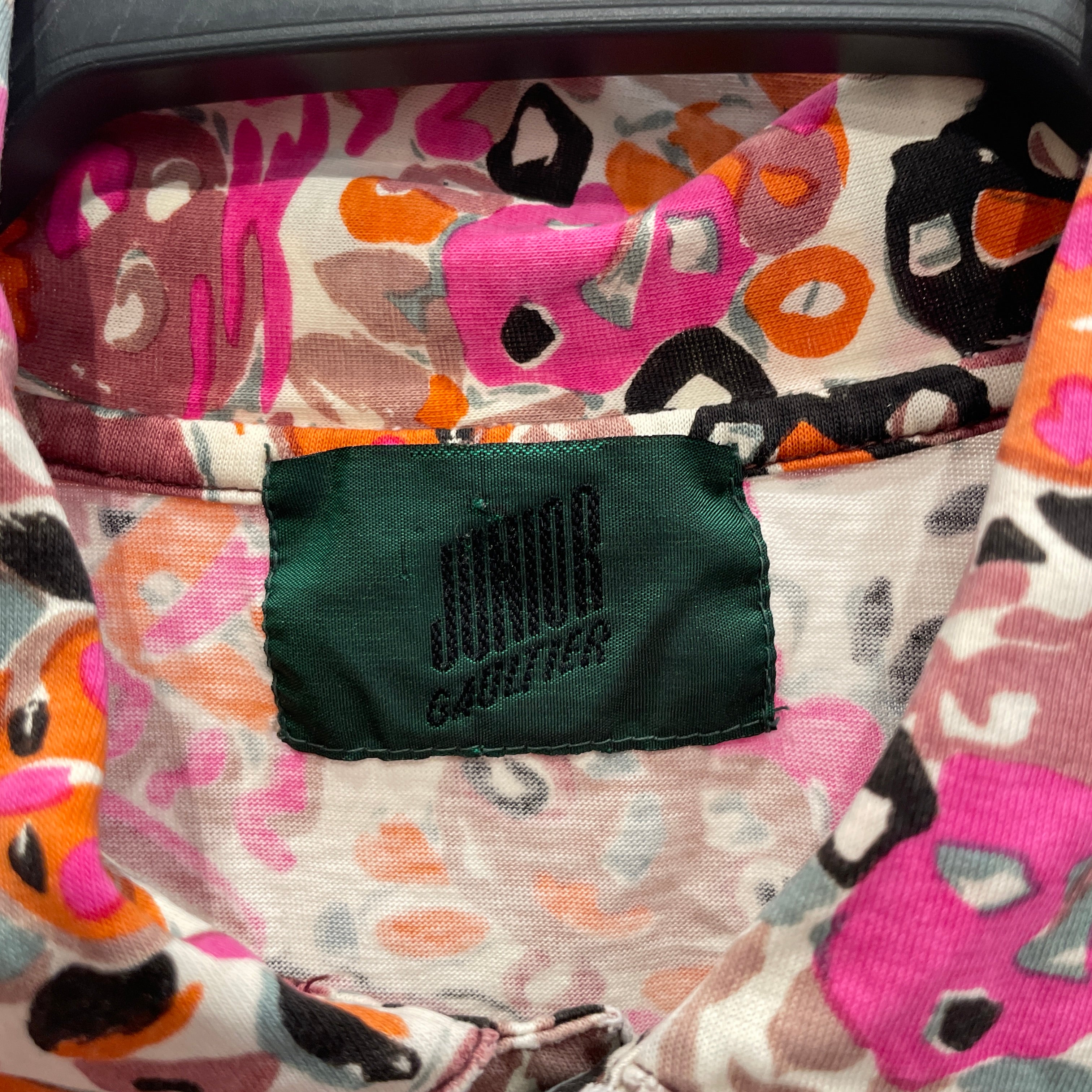 JUNIOR GAULTIER/Polo Shirt/S/Cotton/MLT/All Over Print/ABSTRACT FACES view 3
