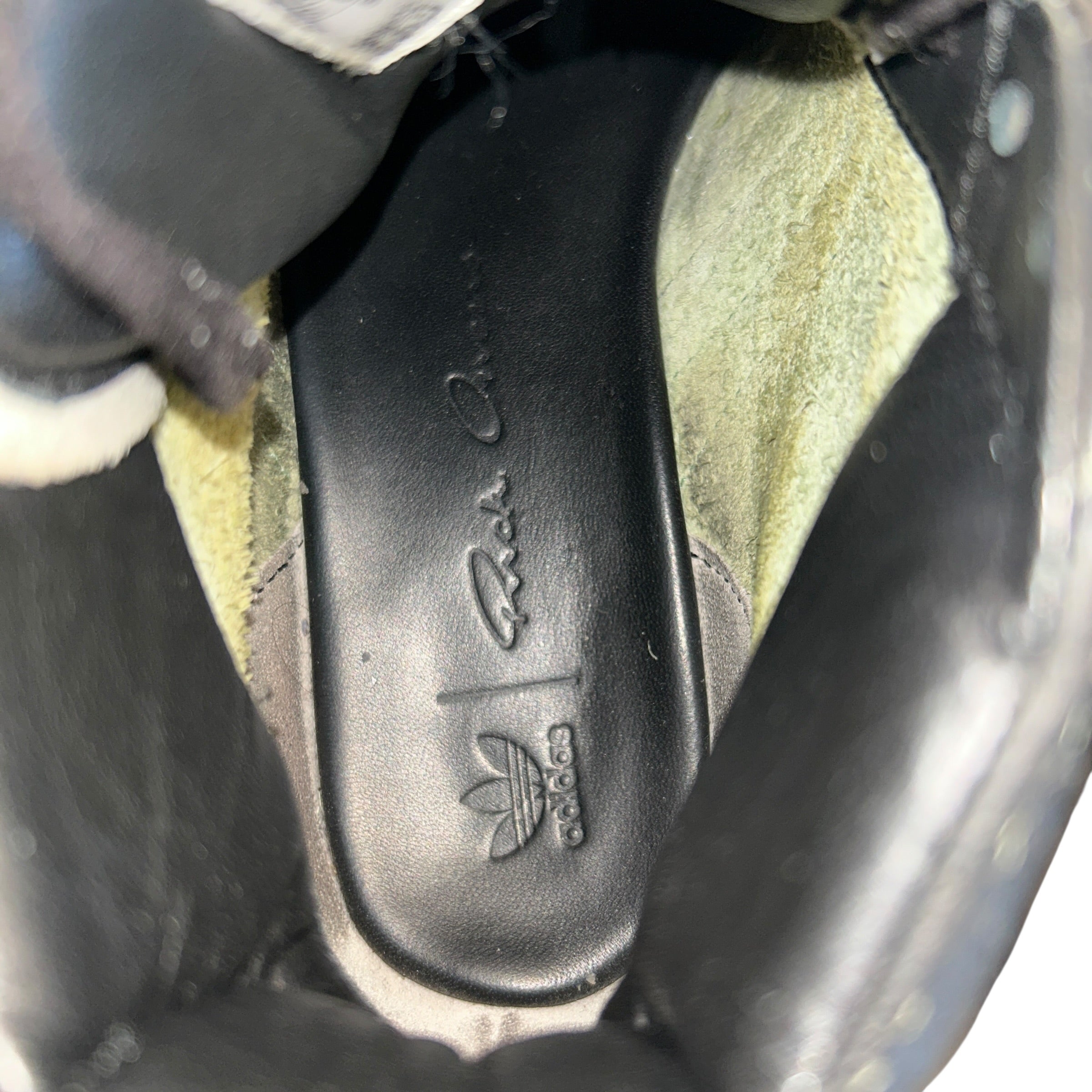 Rick Owens/adidas/Hi-Sneakers/US 6/Leather/BLK/Mastodon view 3