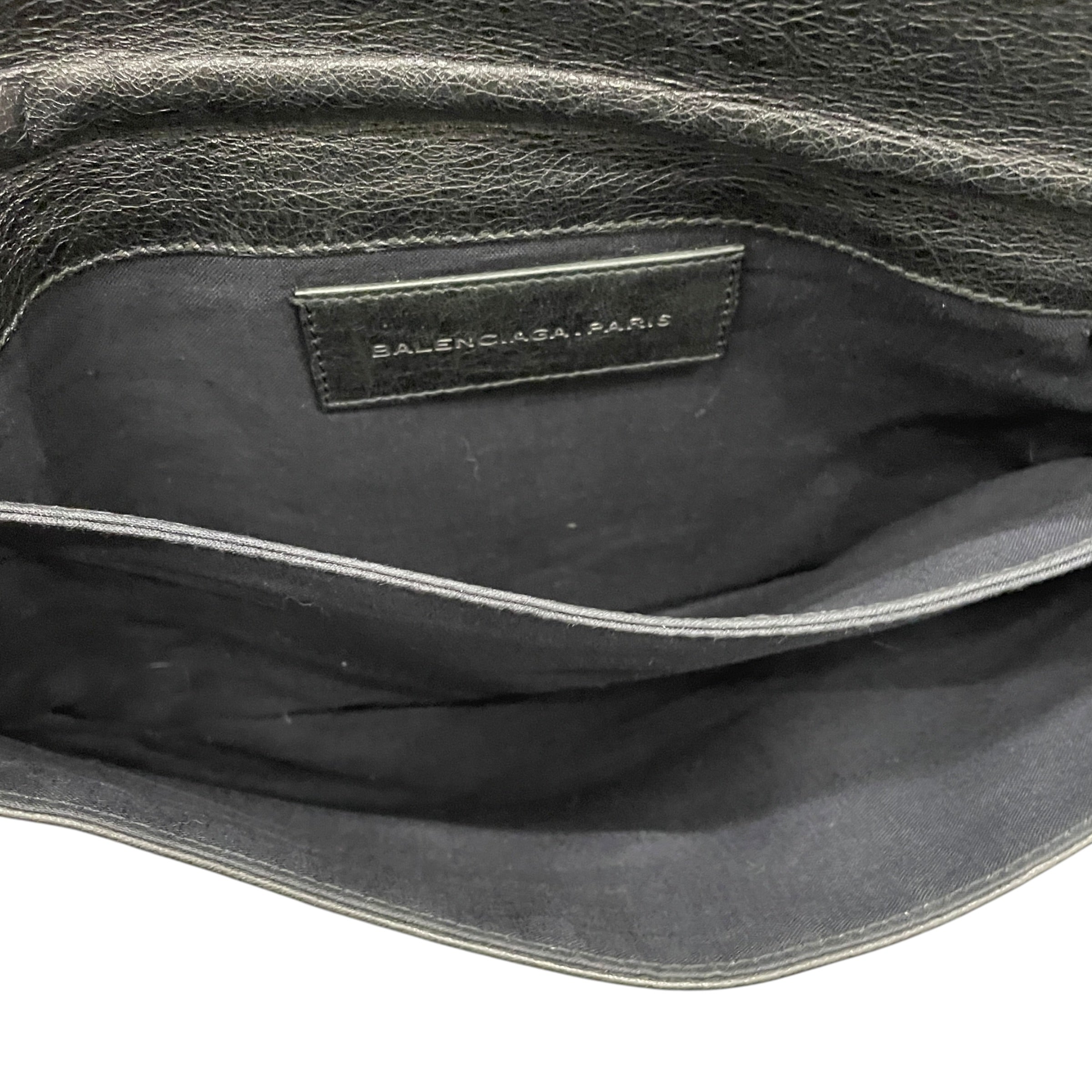 BALENCIAGA/Clutch Bag/Leather/BLK/CITY ENVELOPE CLUTCH view 4