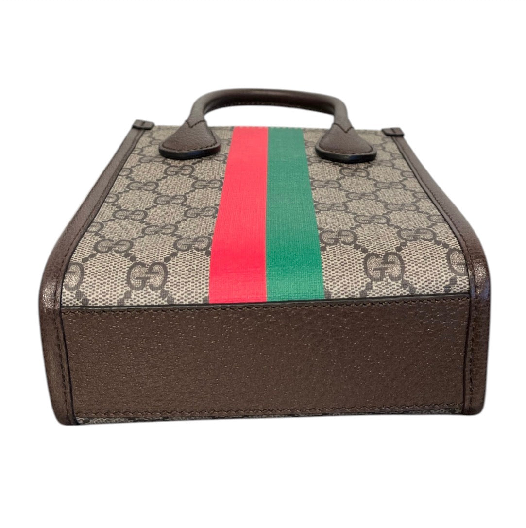 GUCCI/Hand Bag/Monogram/Leather/BEG/GUCCI TIGER MONOGRAM BAG view 3