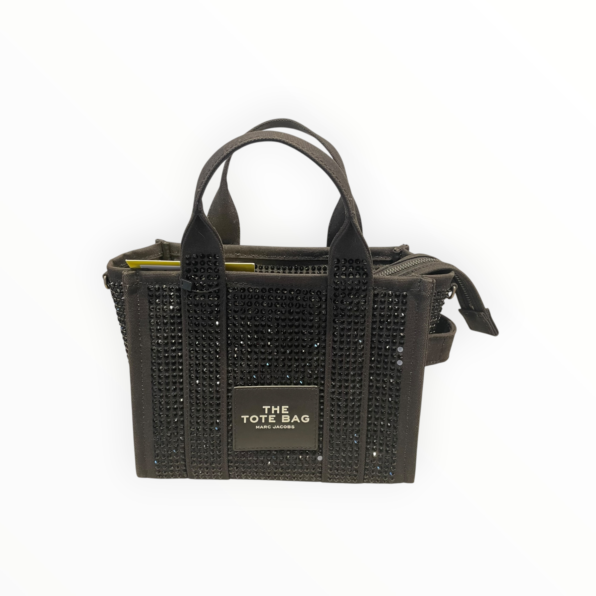 THE MARC JACOBS/Hand Bag/Cotton/BLK/emblessihed tote view 1