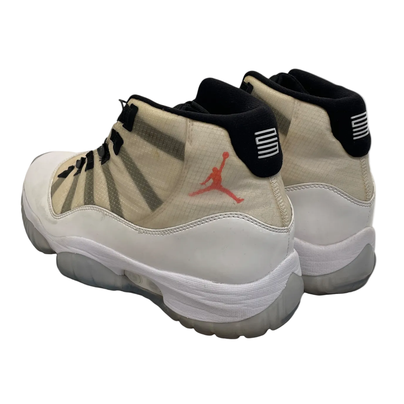 NIKE/AIR JORDAN 11 ADAPT/Hi-Sneakers/US 10.5/Leather/WHT/DA7990-100 view 2