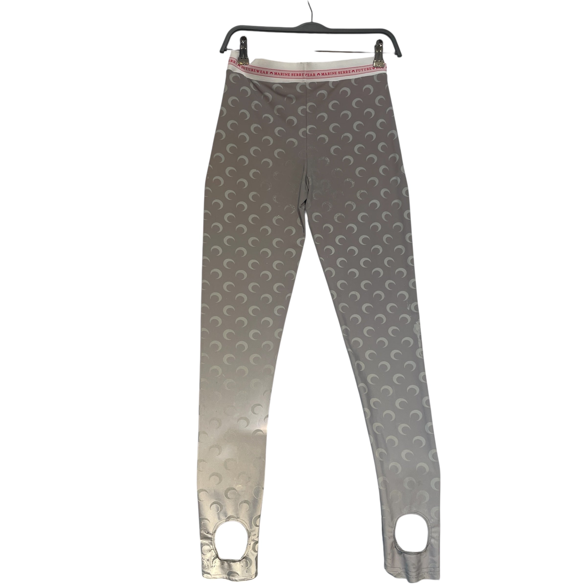 MARINE SERRE/Bottoms/M/All Over Print/Polyester/SLV/FW19 Logo Leggings view 2