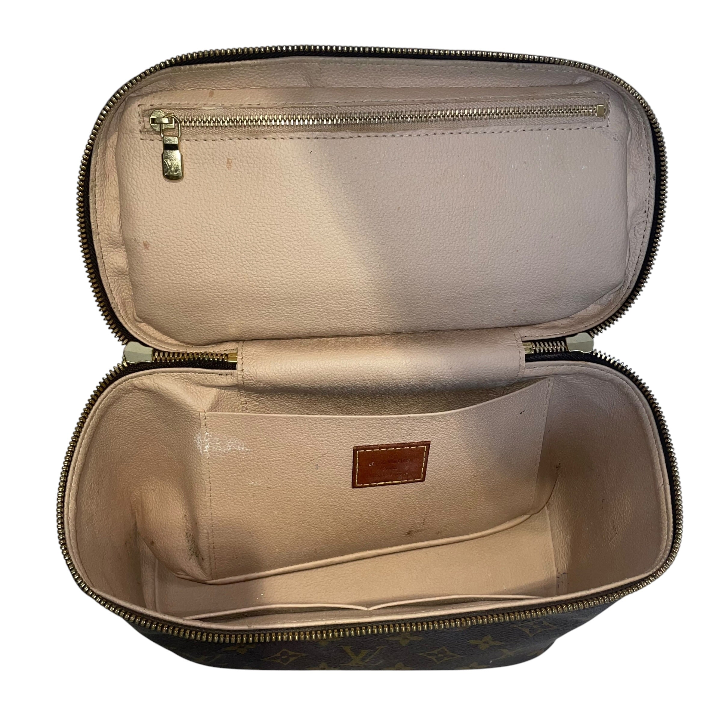 LOUIS VUITTON/Bag/Monogram/Leather/BRW/nice bb vanity case/gld hard/ view 5