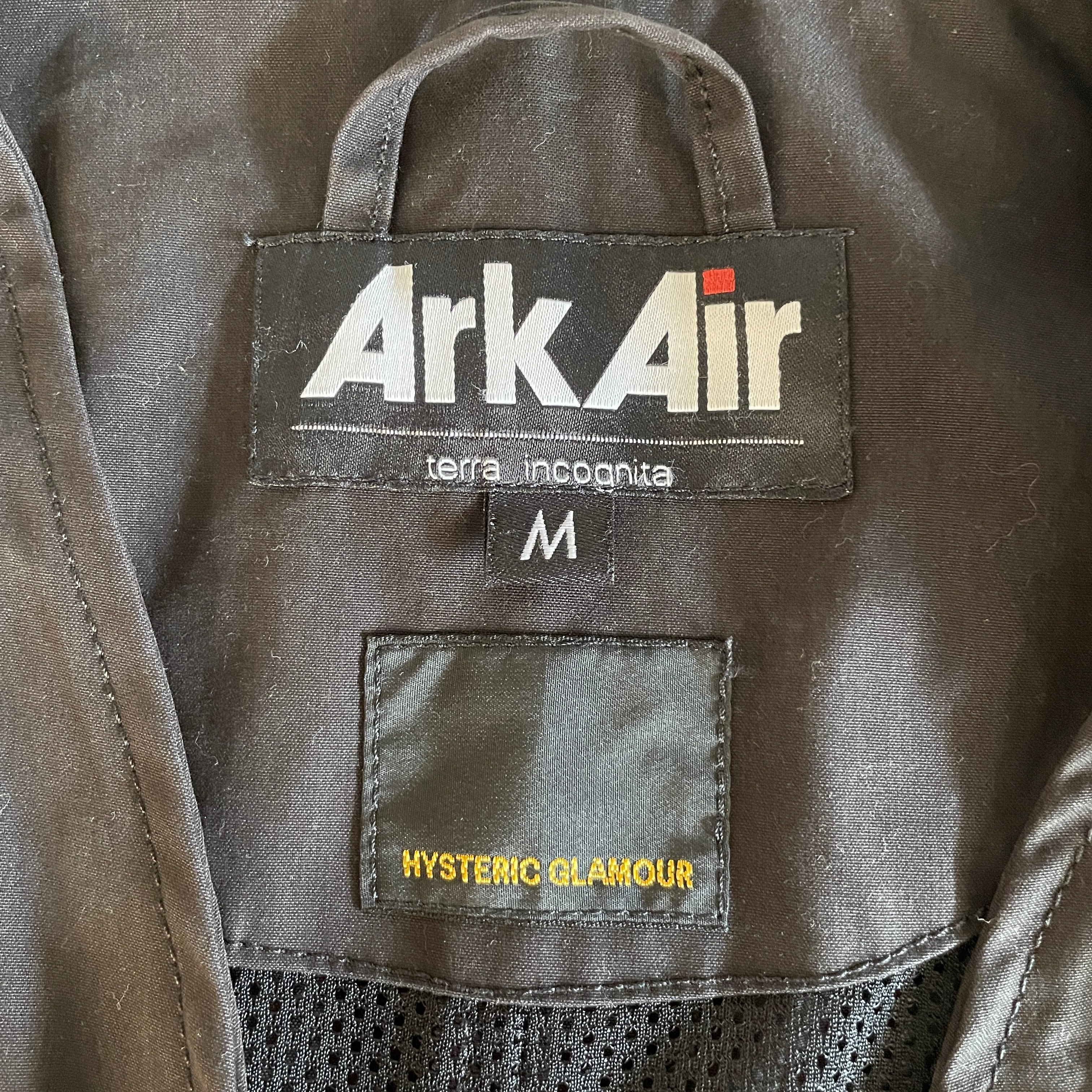 HYSTERIC GLAMOUR/Military Jkt/M/Cotton/BLK/ark air terra incognita zip up view 3