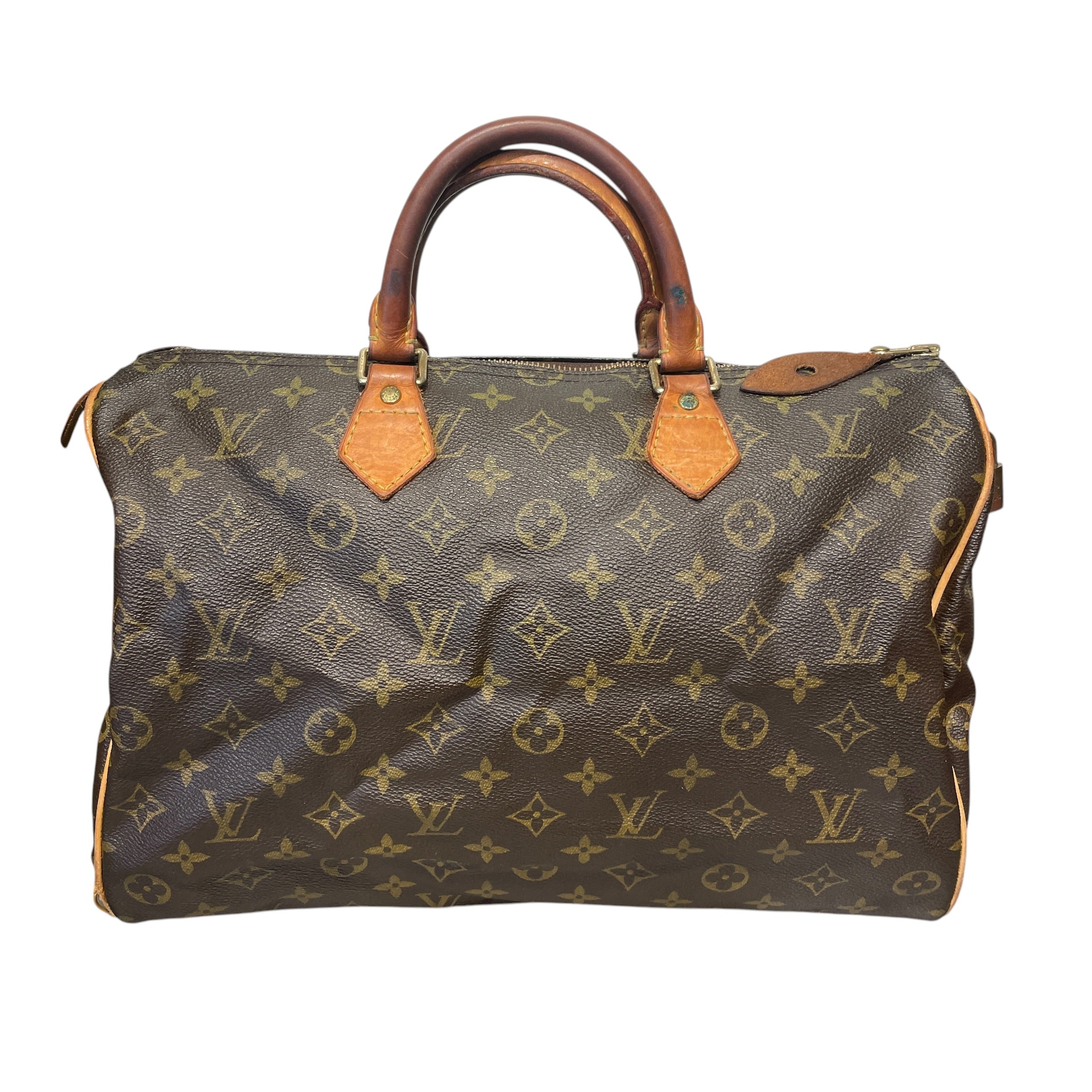 LOUIS VUITTON/Bag/Leather/BRW/SPEEDY view 2