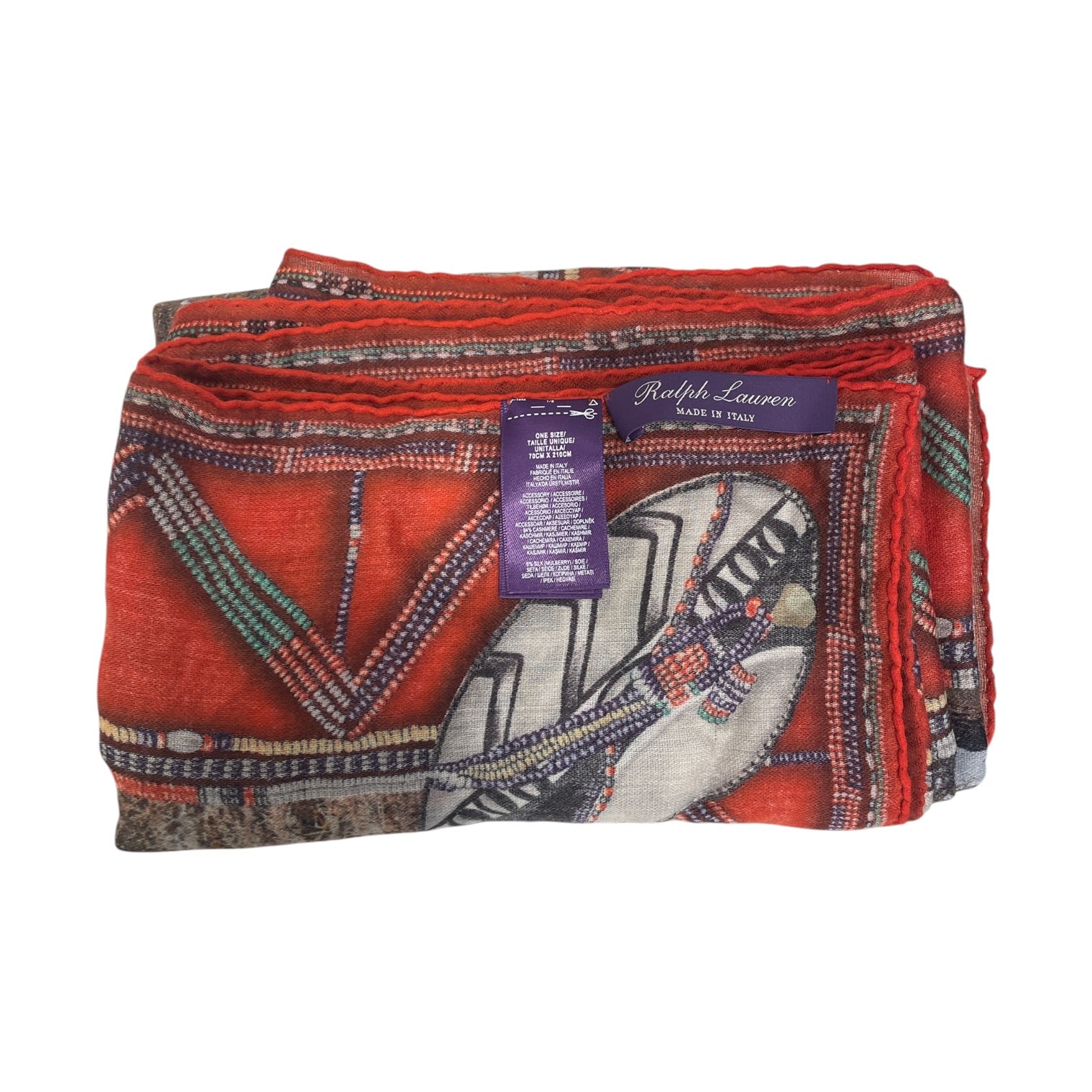 RALPH LAUREN PURPLE LABEL/Accessories/All Over Print/Silk/MLT/L's/RL PURPLE LABEL SAFARI PRINT view 3