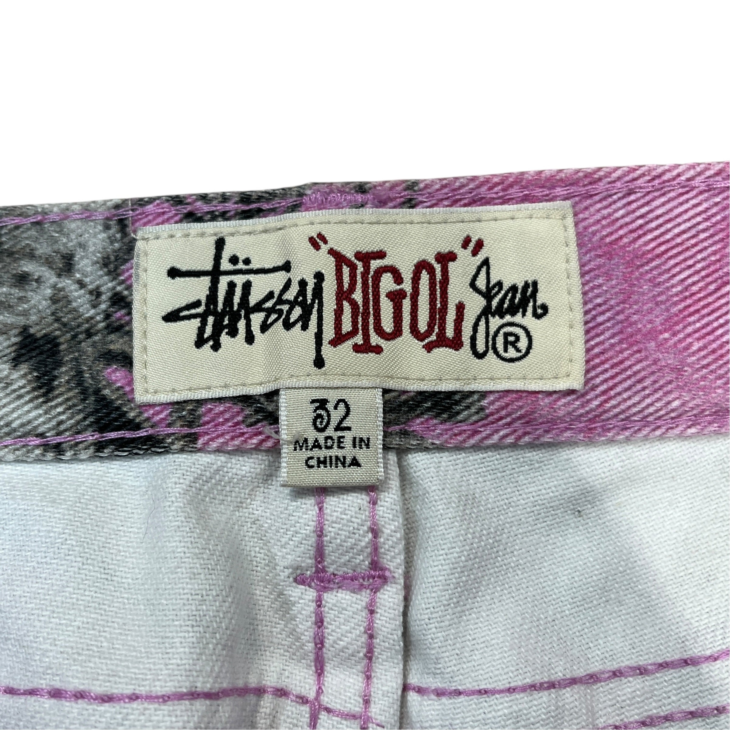 STUSSY/Straight Pants/32/Cotton/PNK/Camouflage/Pink Real Tree "Big Ol" view 4