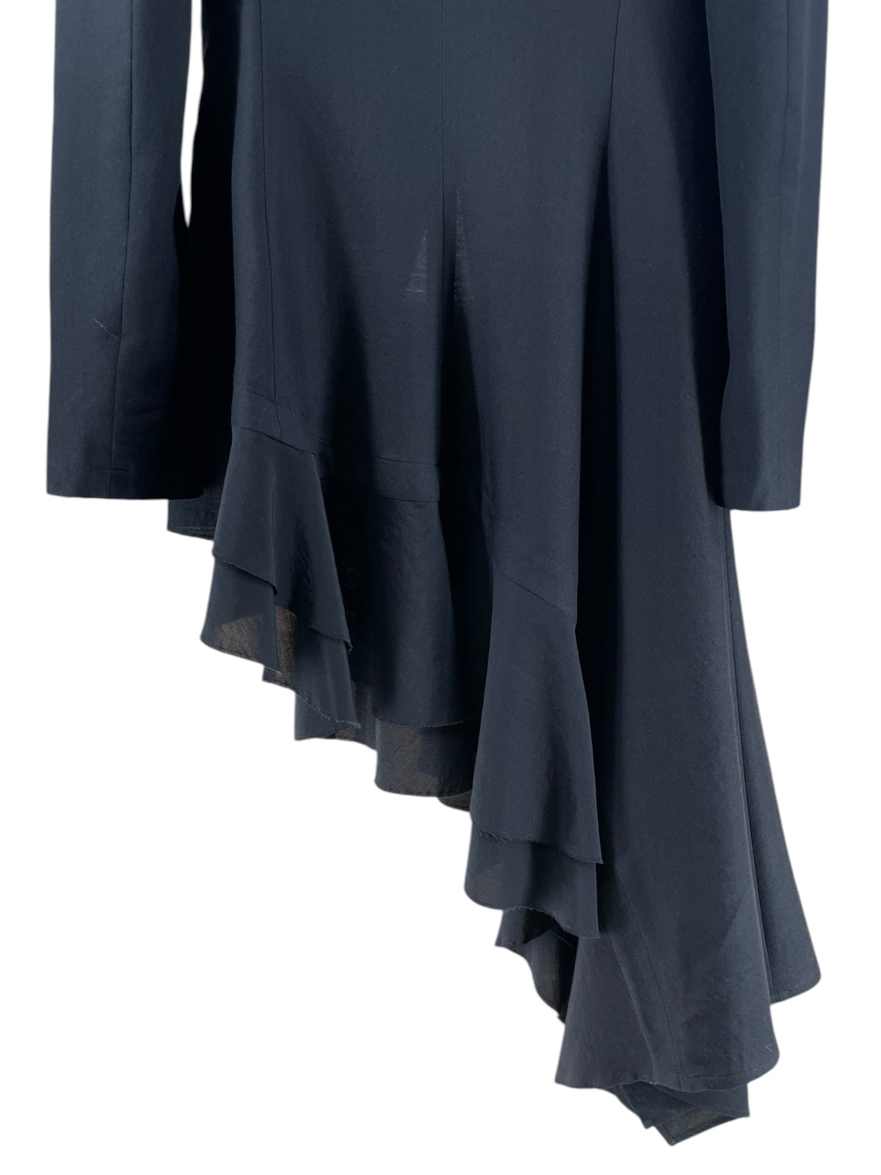 YOHJI YAMAMOTO/Jacket/1/Wool/BLK/FP-J64-102 2018 RUNWAY view 4