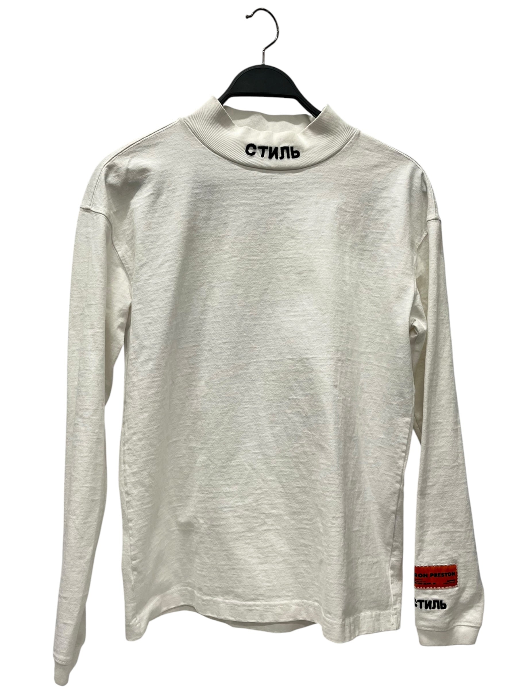HERON PRESTON/Sweater/XXS/Cotton/WHT/WHITE TURTLE NECK view 1