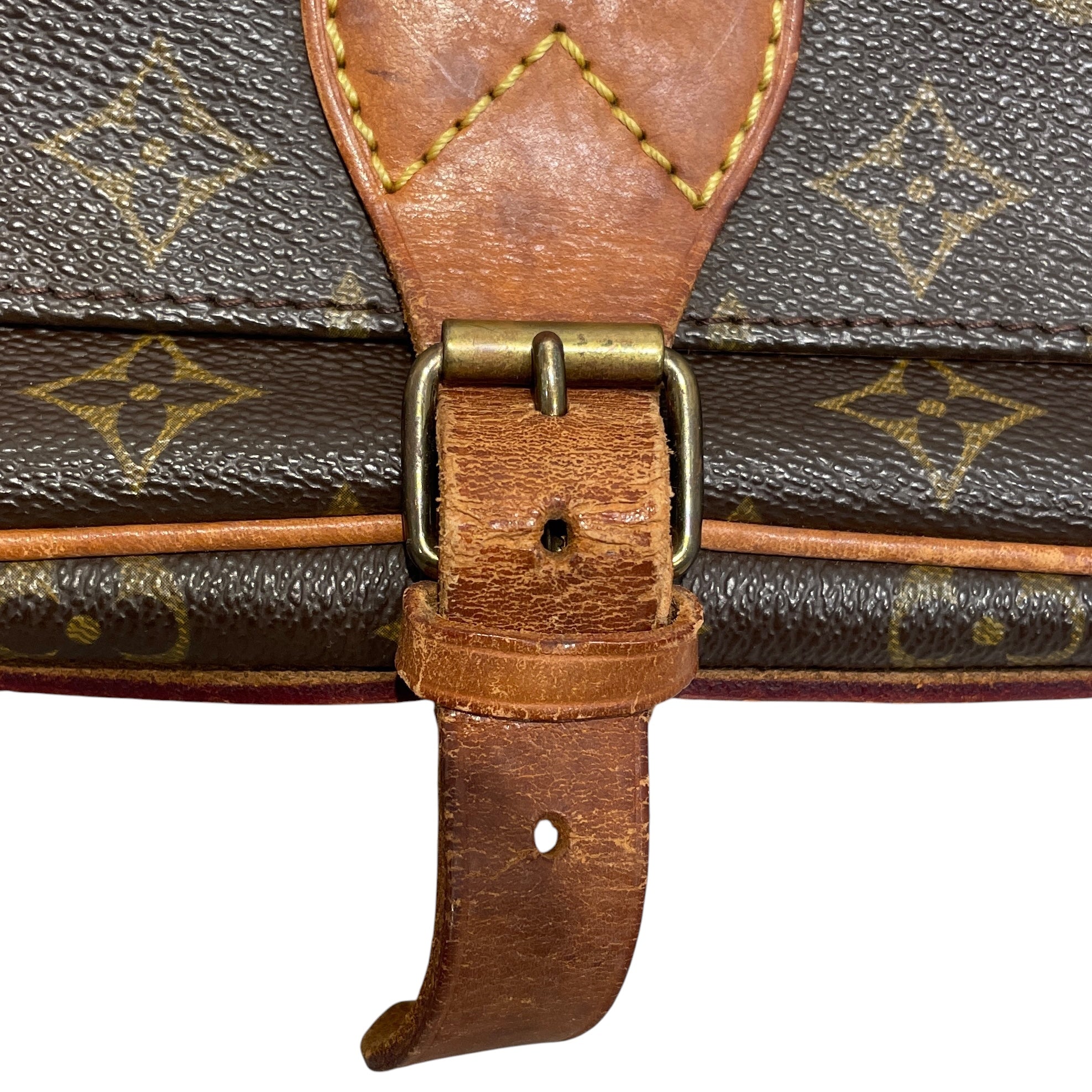 LOUIS VUITTON/Cross Body Bag/Monogram/Leather/BRW/Cartouchiere Gm view 7