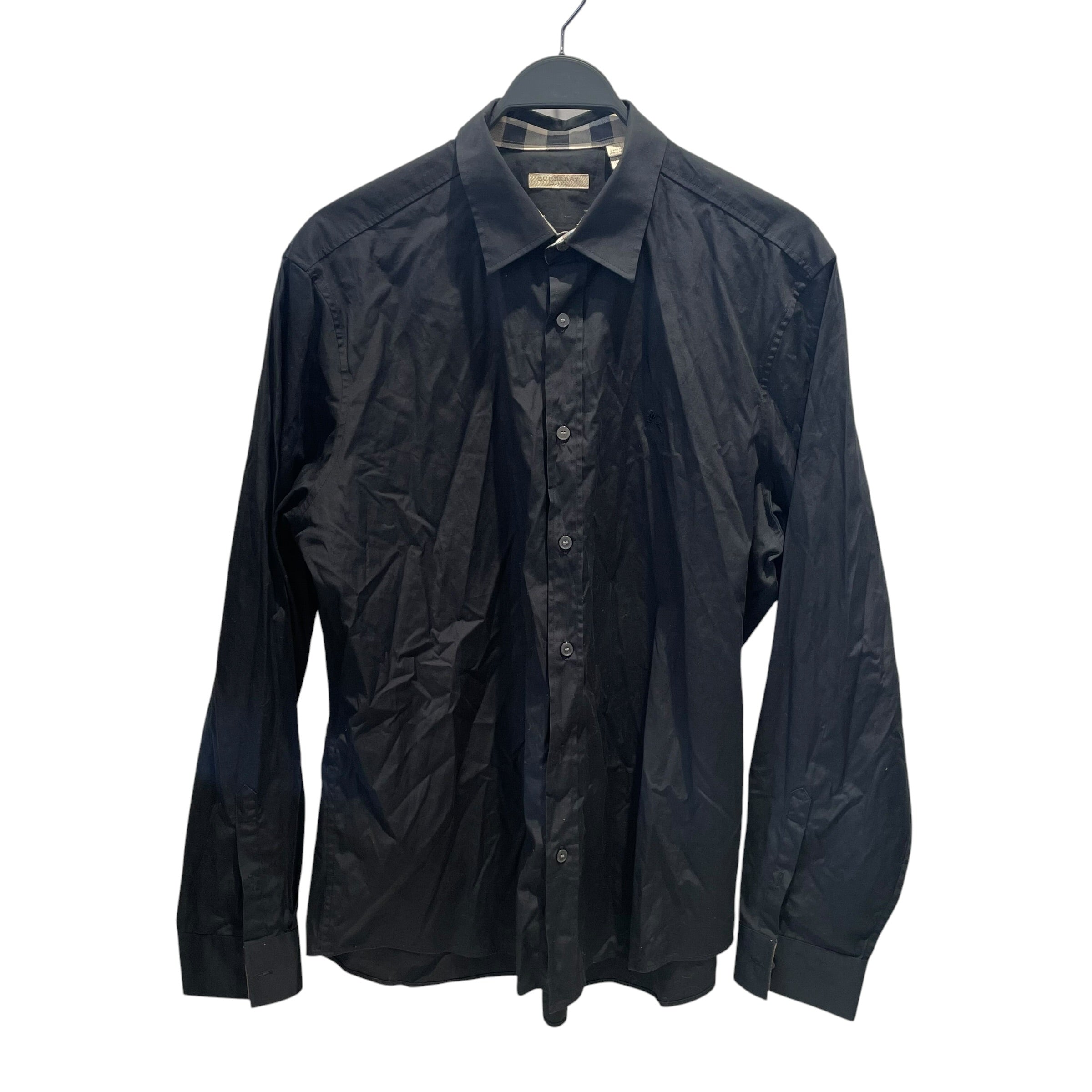 BURBERRY BRIT/LS Shirt/XXL/Cotton/BLK/Dress Shirt view 1
