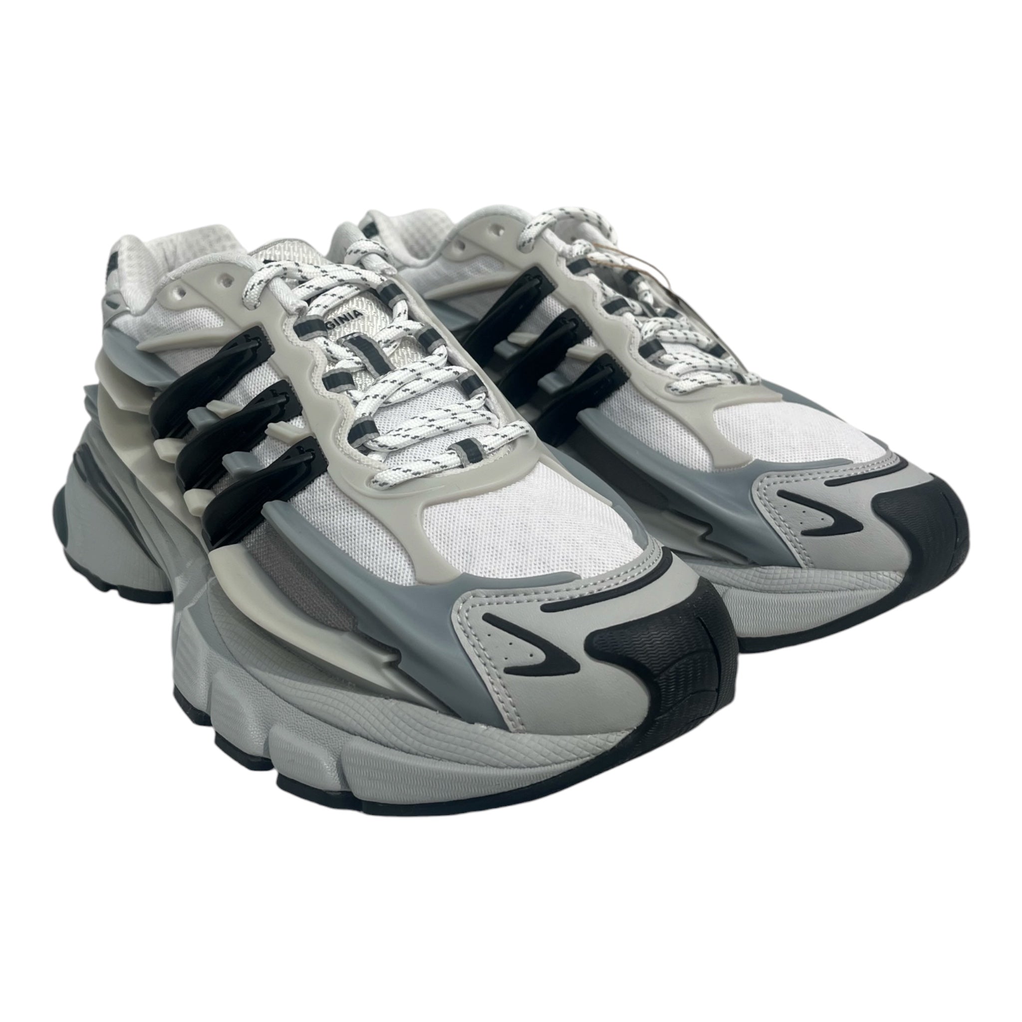 adidas/Low-Sneakers/US 8/Cotton/GRY/jelly fish view 1
