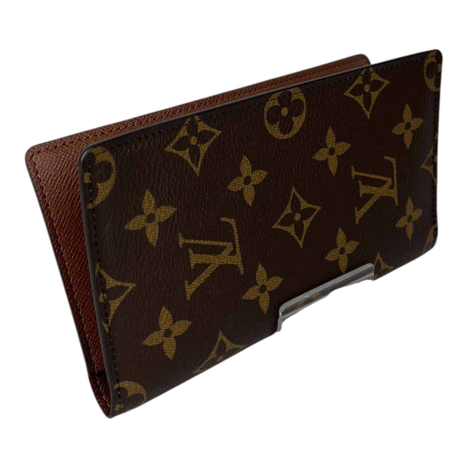 LOUIS VUITTON/Long Wallet/Monogram/Leather/BRW/L's/BIFOLD WALLET view 1