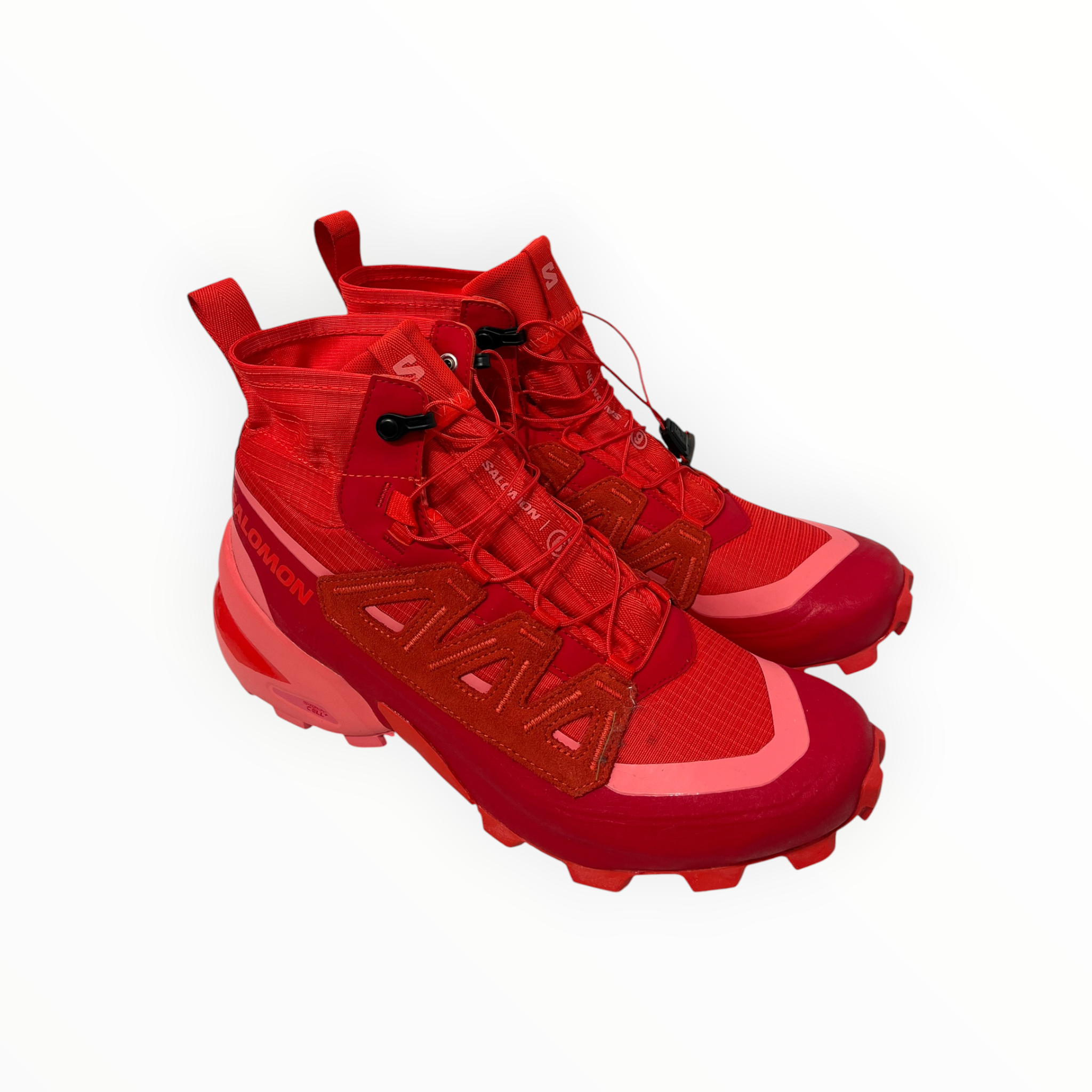 salomon/Maison Margiela/Hi-Sneakers/US 9.5/RED/CROSS HIGH SNEAKERS RED view 1