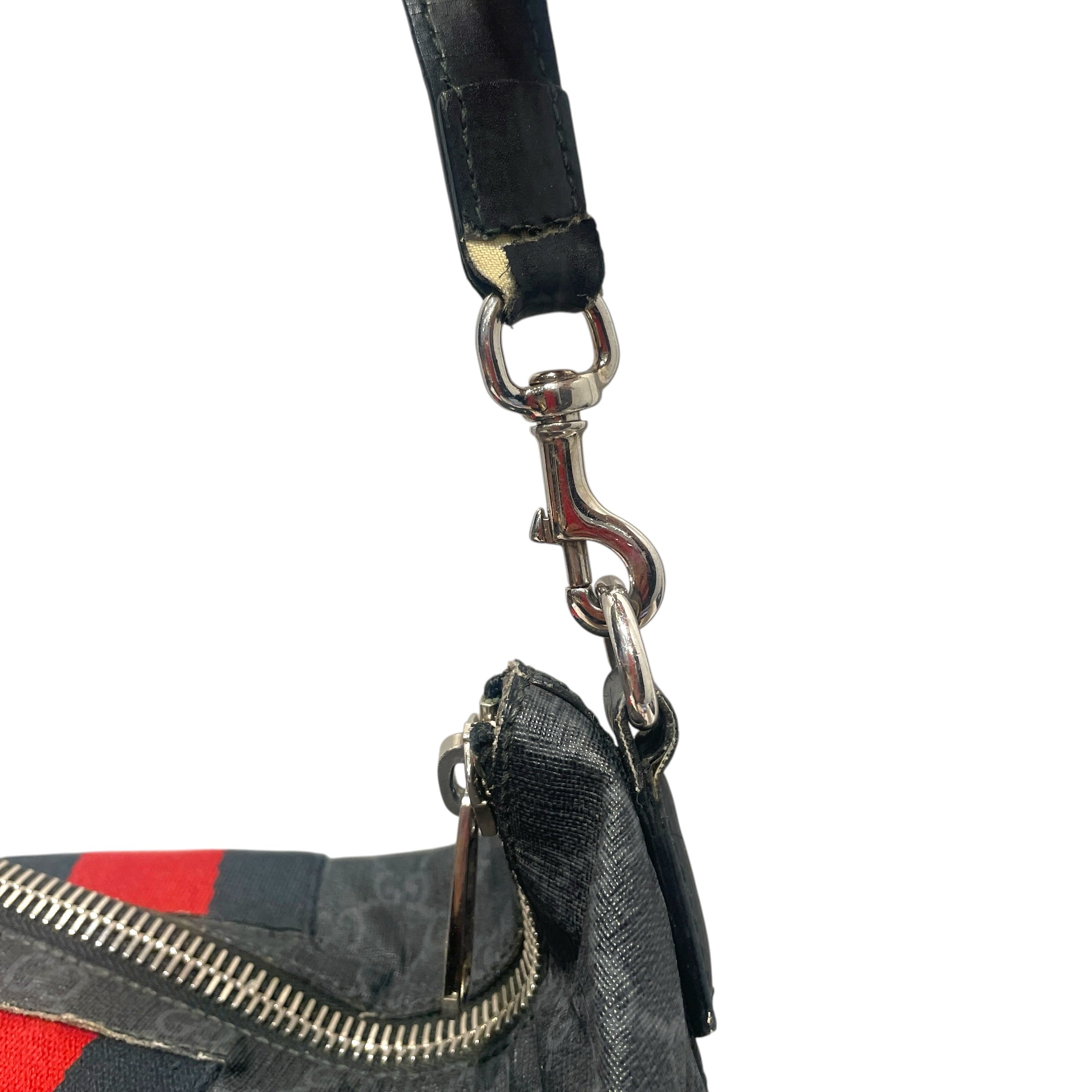 GUCCI/Cross Body Bag/Monogram/Leather/BLK/Soft GG Supreme Appia Calfskin view 5