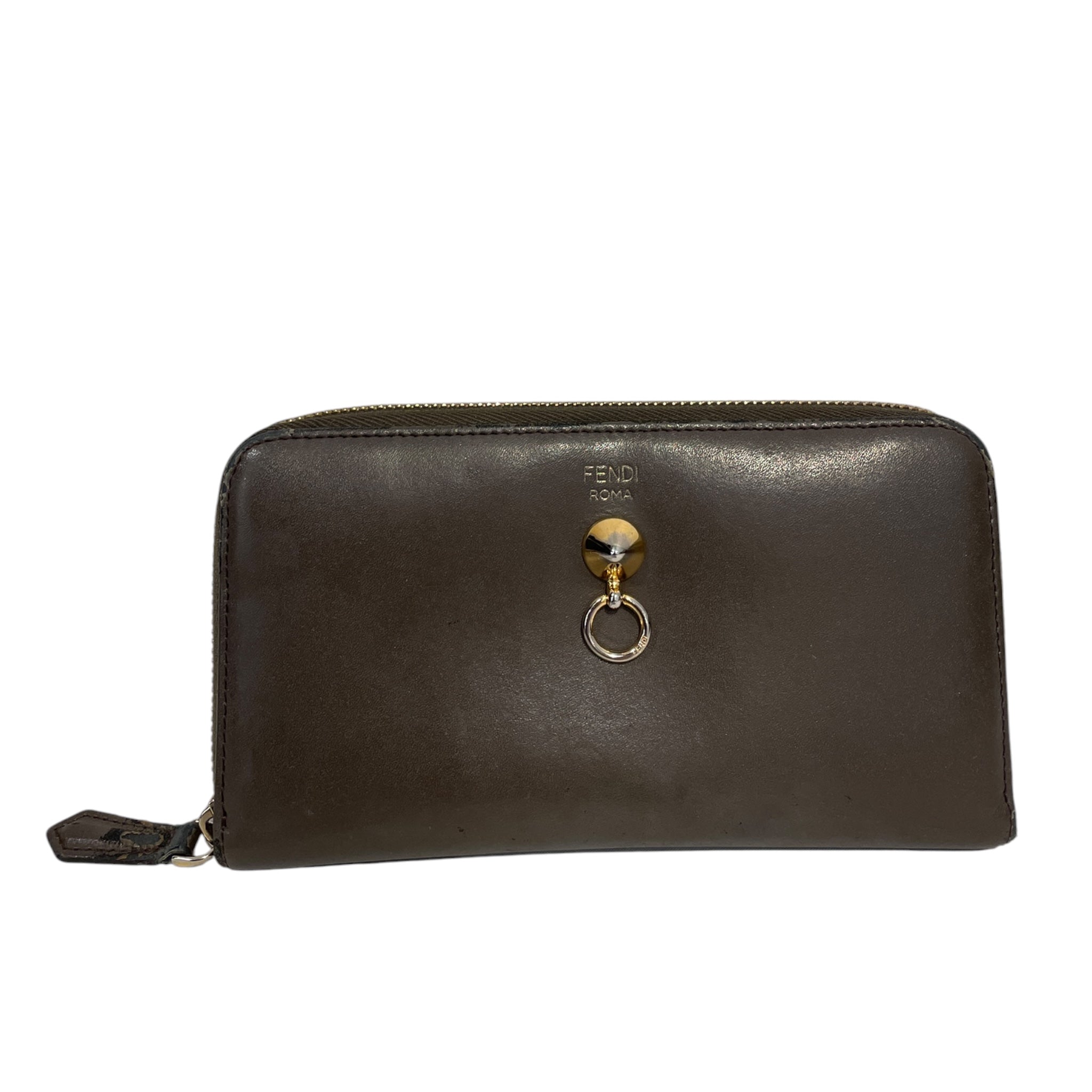 FENDI/Long Wallet/Leather/BRW/L's/QXJ3RTW view 1