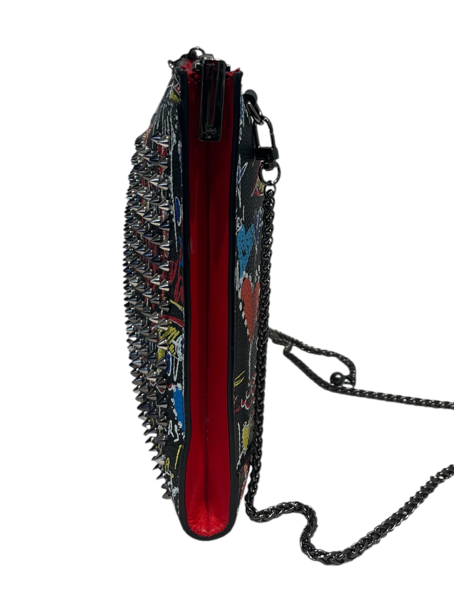Christian Louboutin/Bag/All Over Print/Leather/BLK/GRAFFITI PRINT view 5