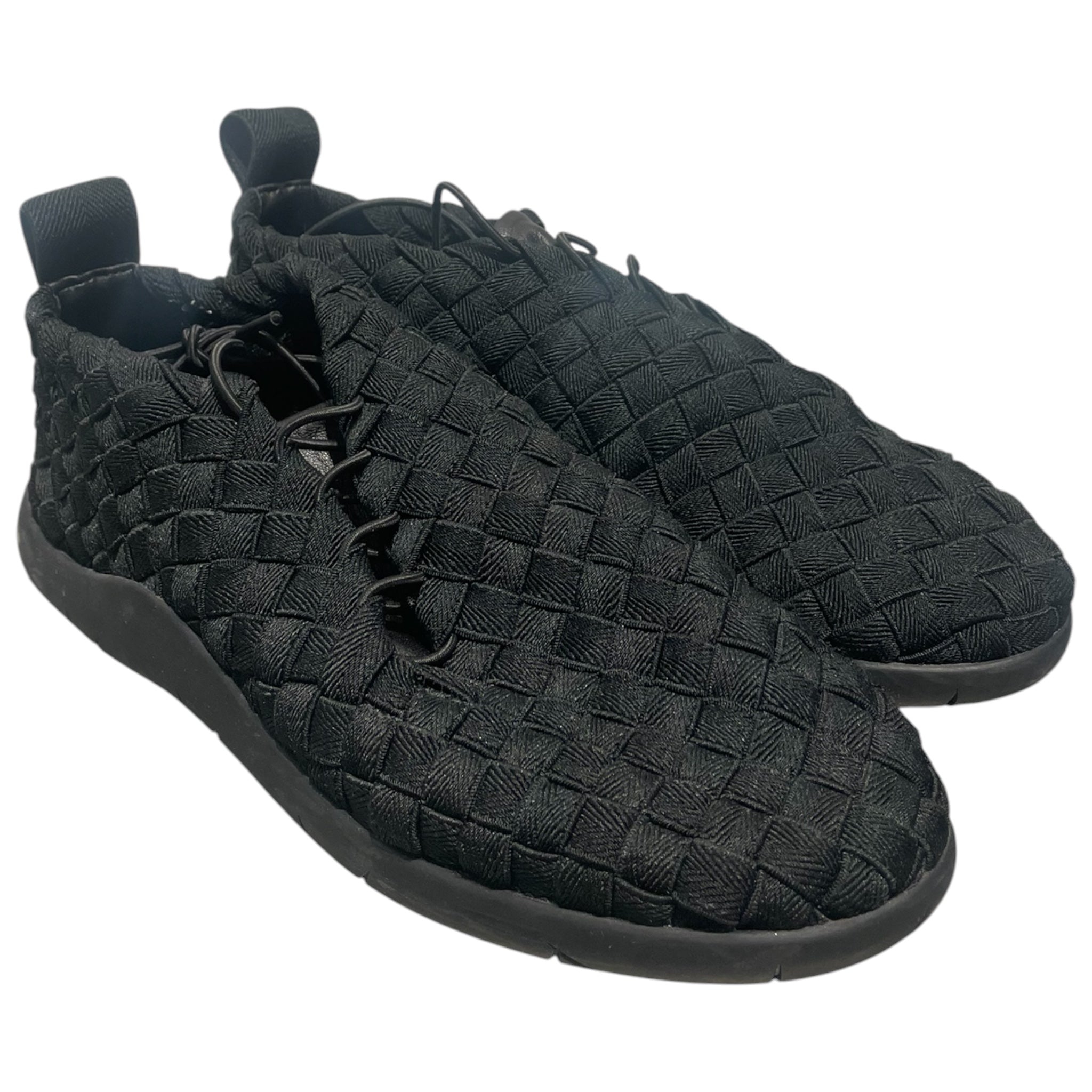 BOTTEGA VENETA/Low-Sneakers/US 7/Cotton/BLK/Woven sneaker view 1