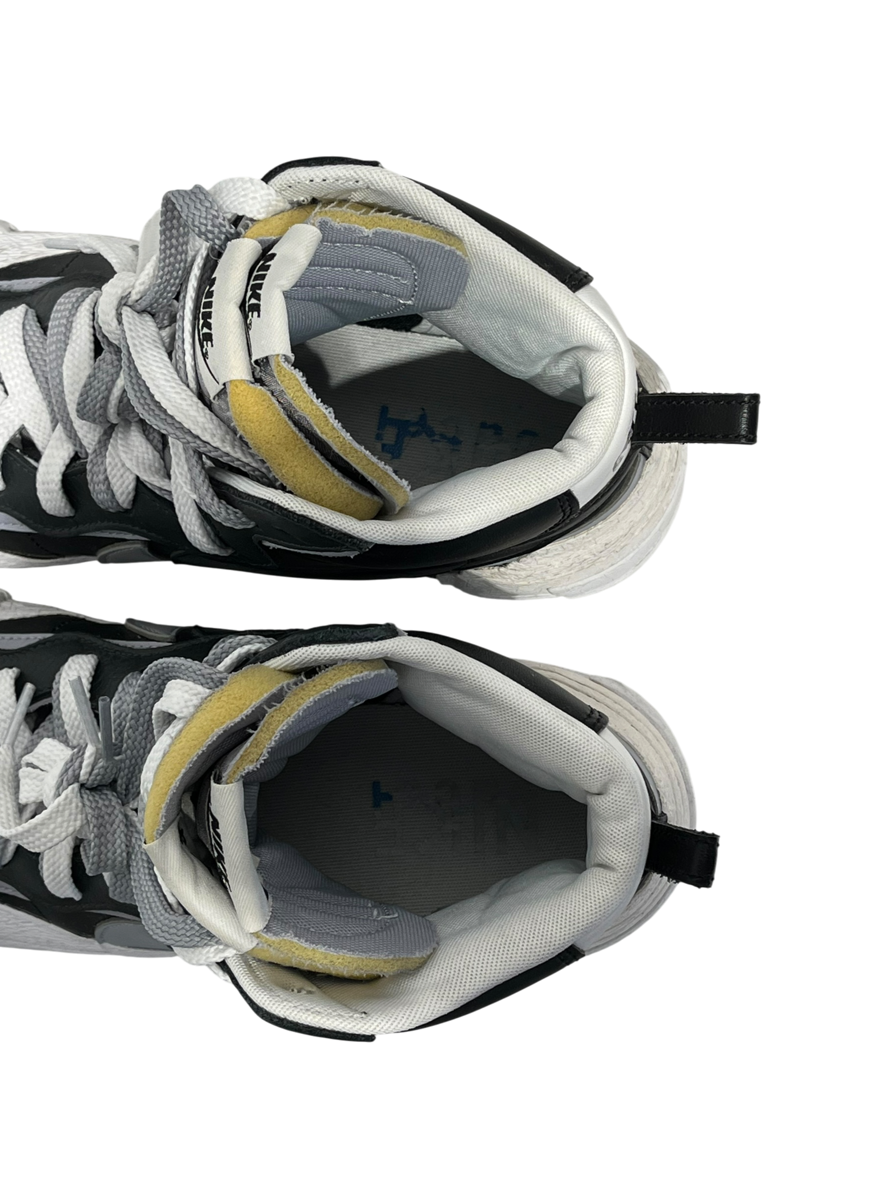 NIKE/Sacai/Low-Sneakers/US 12/Border/Leather/GRY/BV0072-002 view 3