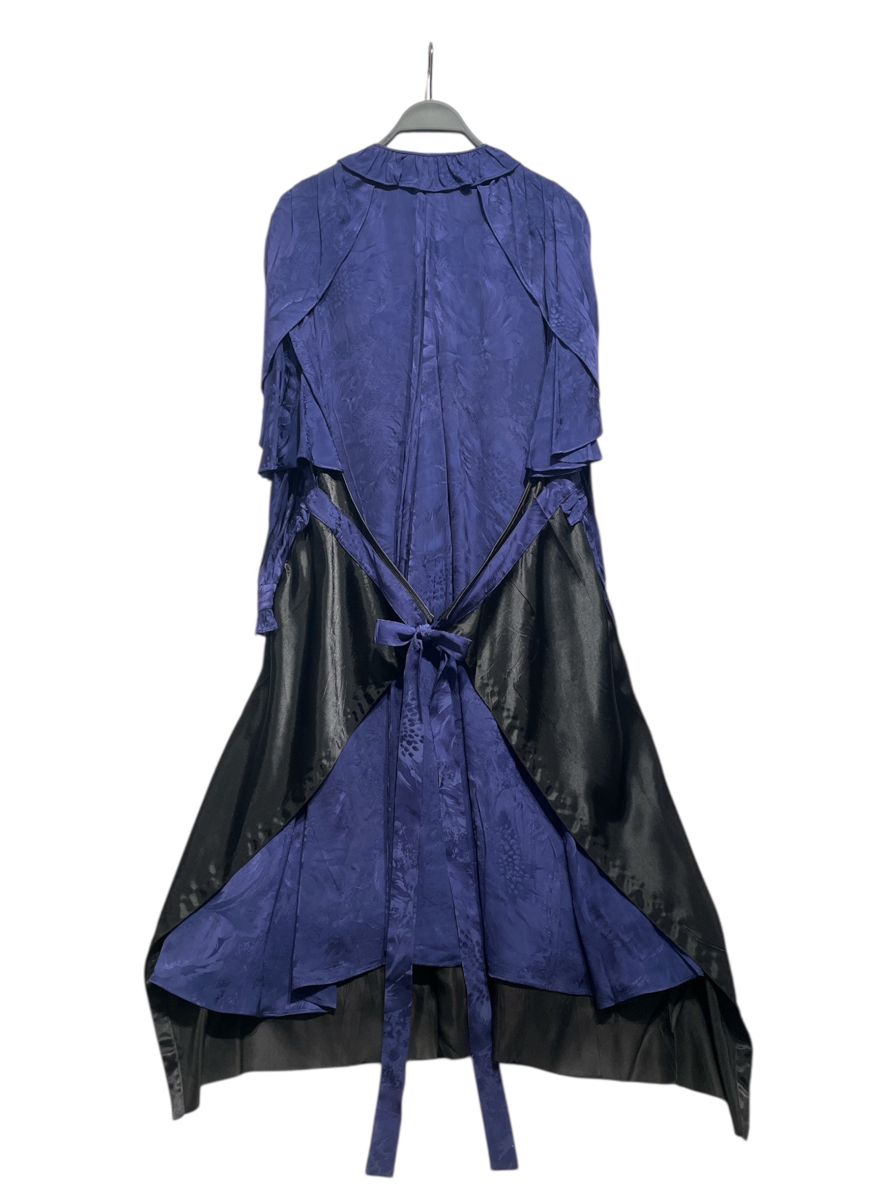 BALENCIAGA/LS Dress/Polyester/NVY/AFTERWORLD view 2