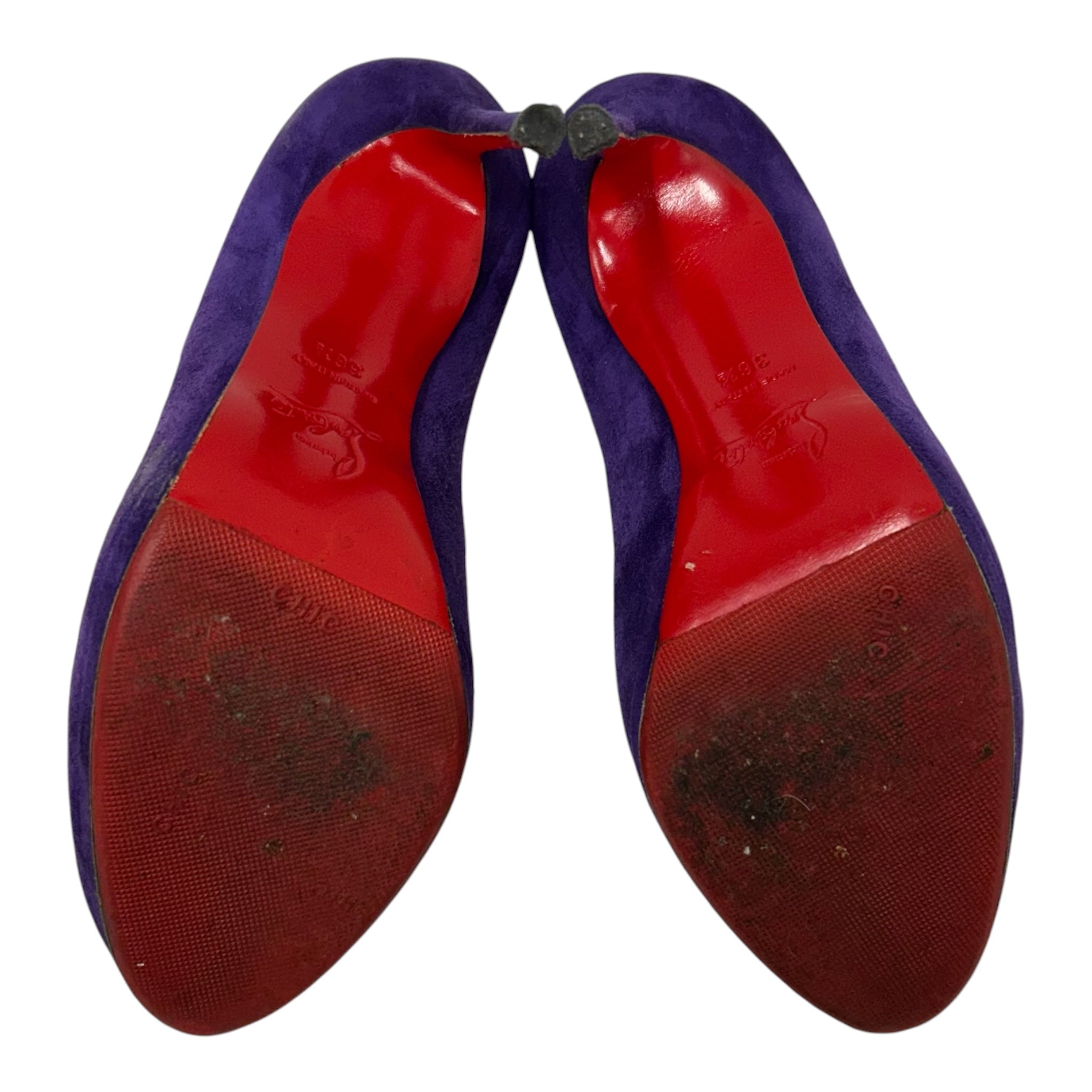 Christian Louboutin/Heels/EU 36.5/Suede/PPL/ view 4