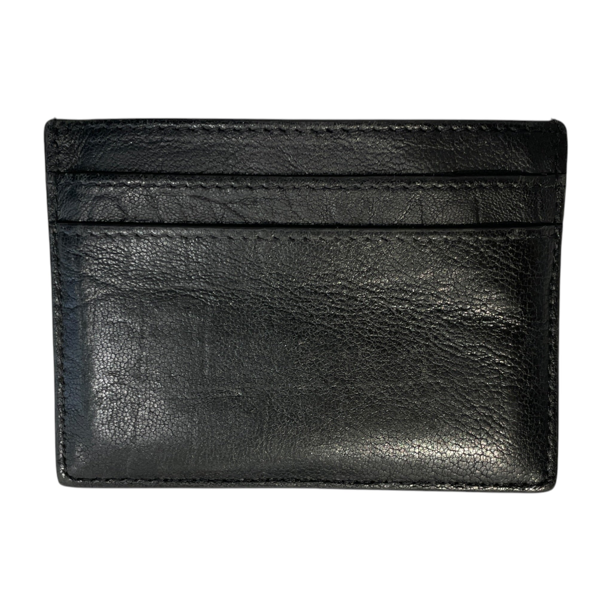 YVES SAINT LAURENT/Wallet/Leather/BLK/M's/YSL Black Logo view 2