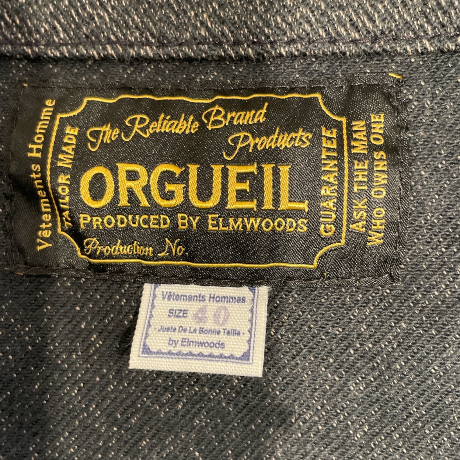 ORGUEIL/Vest/Cotton/IDG/ view 3
