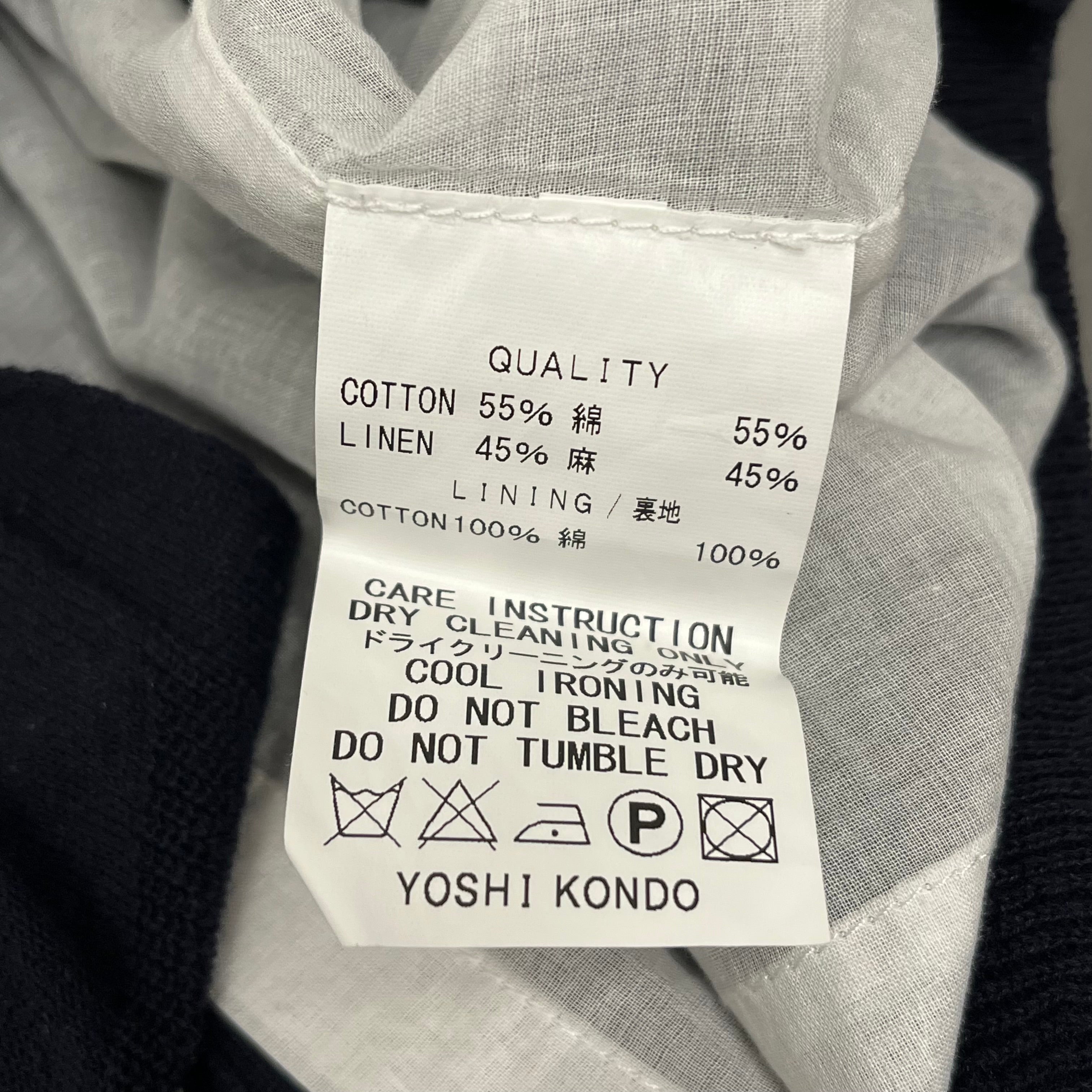 YOSHI KONDO/Sweater/M/Cotton/NVY/ view 4