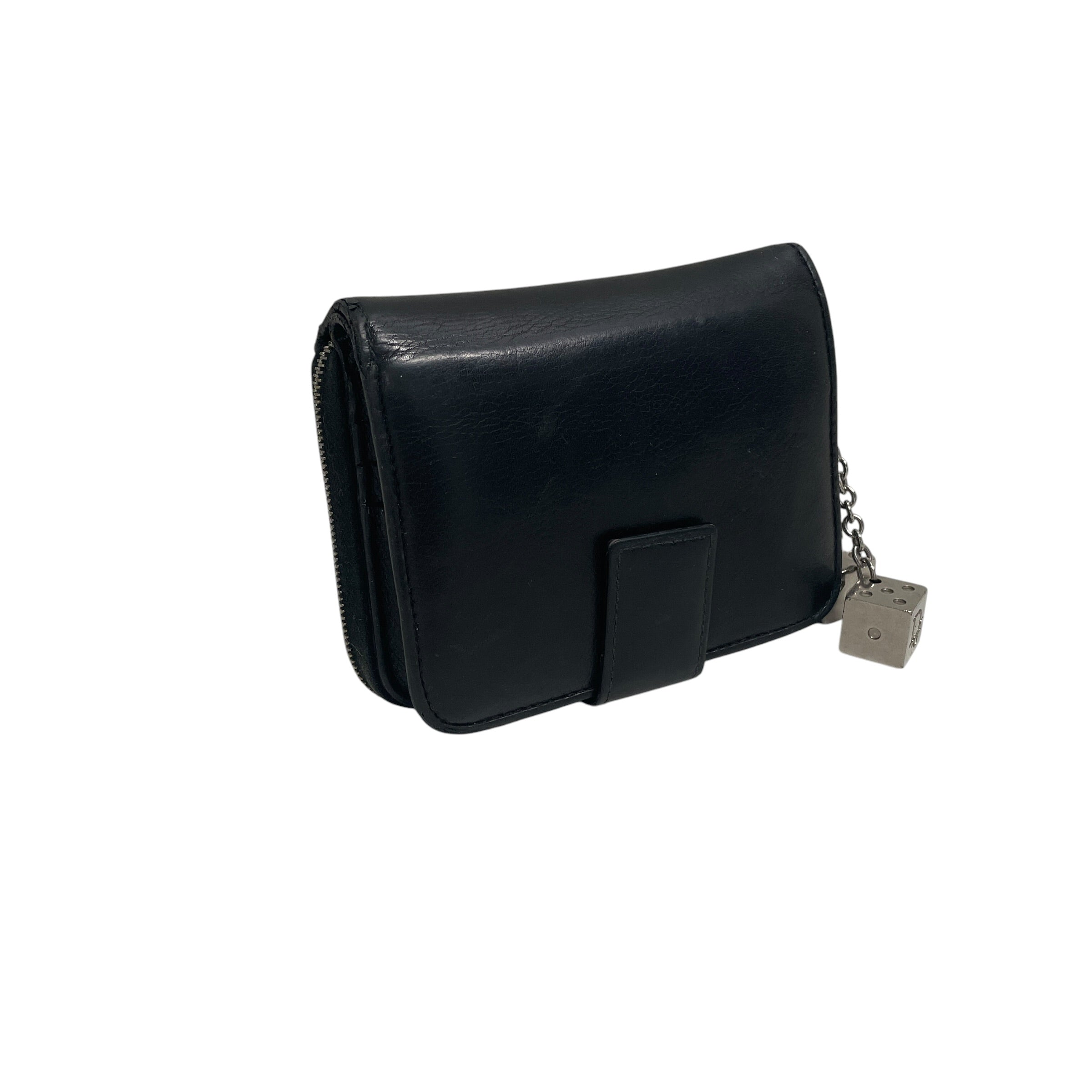 Christian Dior/Wallet/Leather/BLK/DICE / 8D9DGCJ view 2