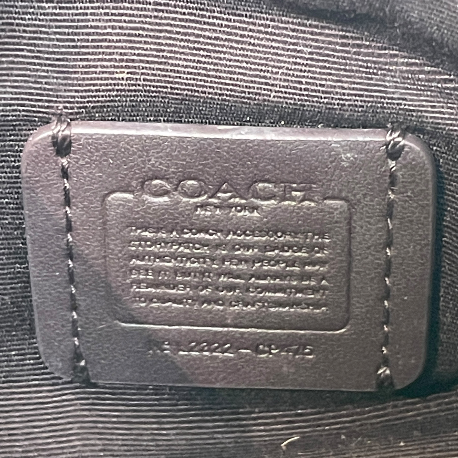 COACH/Pouch/Monogram/Leather/BRW/CP475 barrel view 5