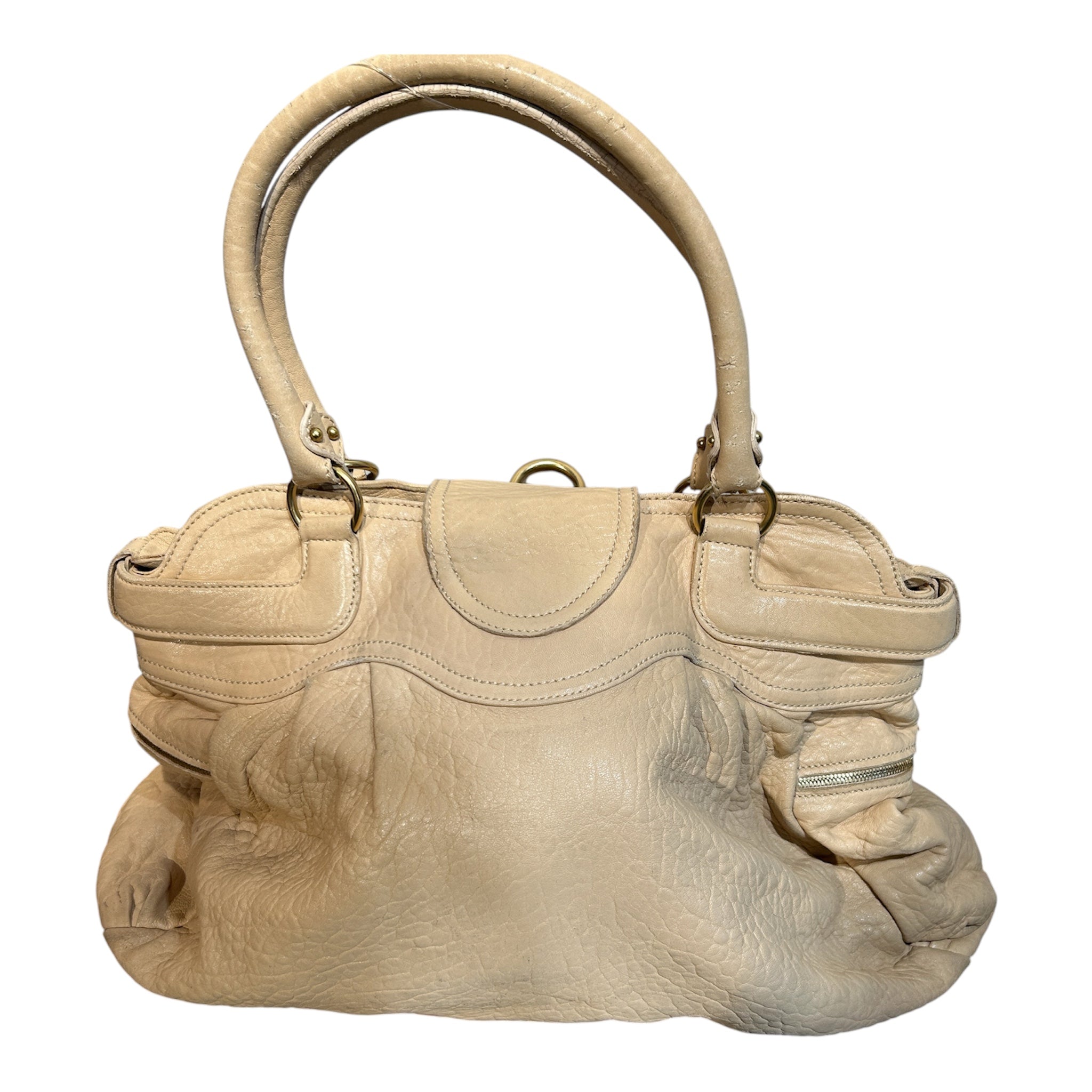 Salvatore Ferragamo/Bag/Leather/BEG/LEATHER HOBO view 2
