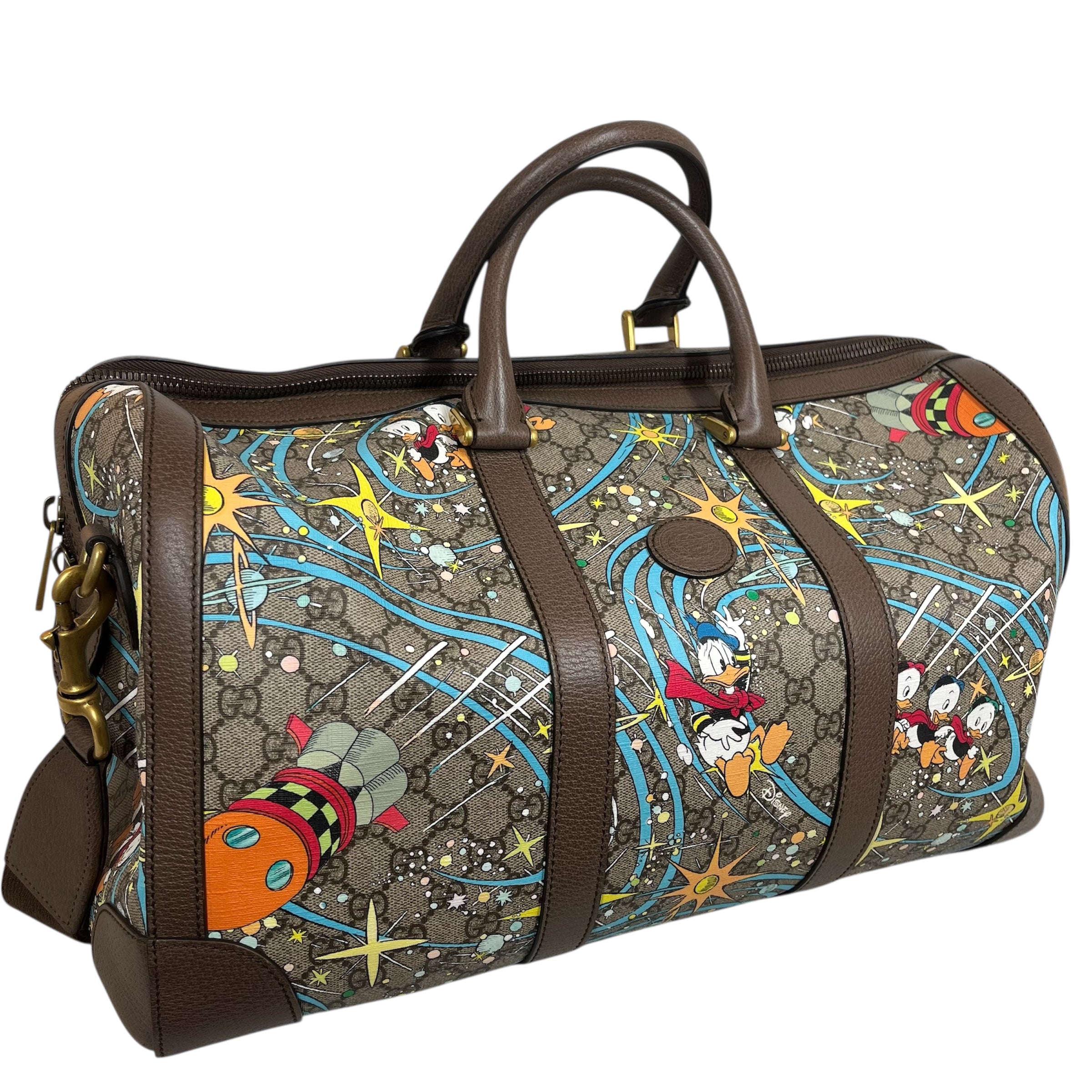GUCCI/Boston Bag/Leather/BRW/disney view 6