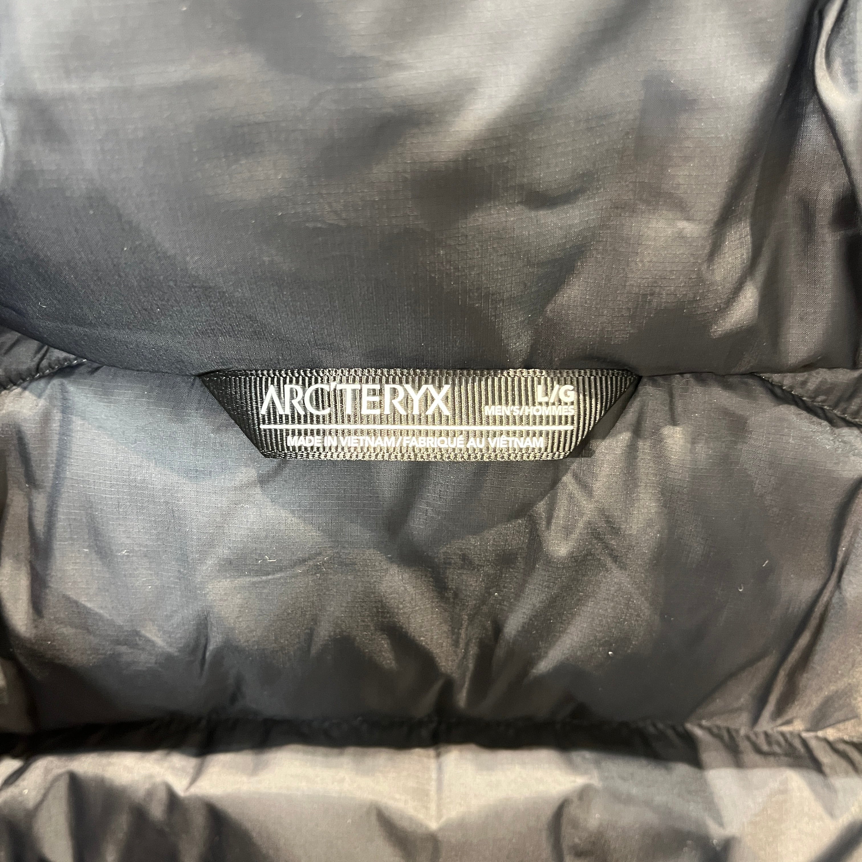ARC'TERYX/Jacket/L/Nylon/BLK/Therme Down Jacket view 3
