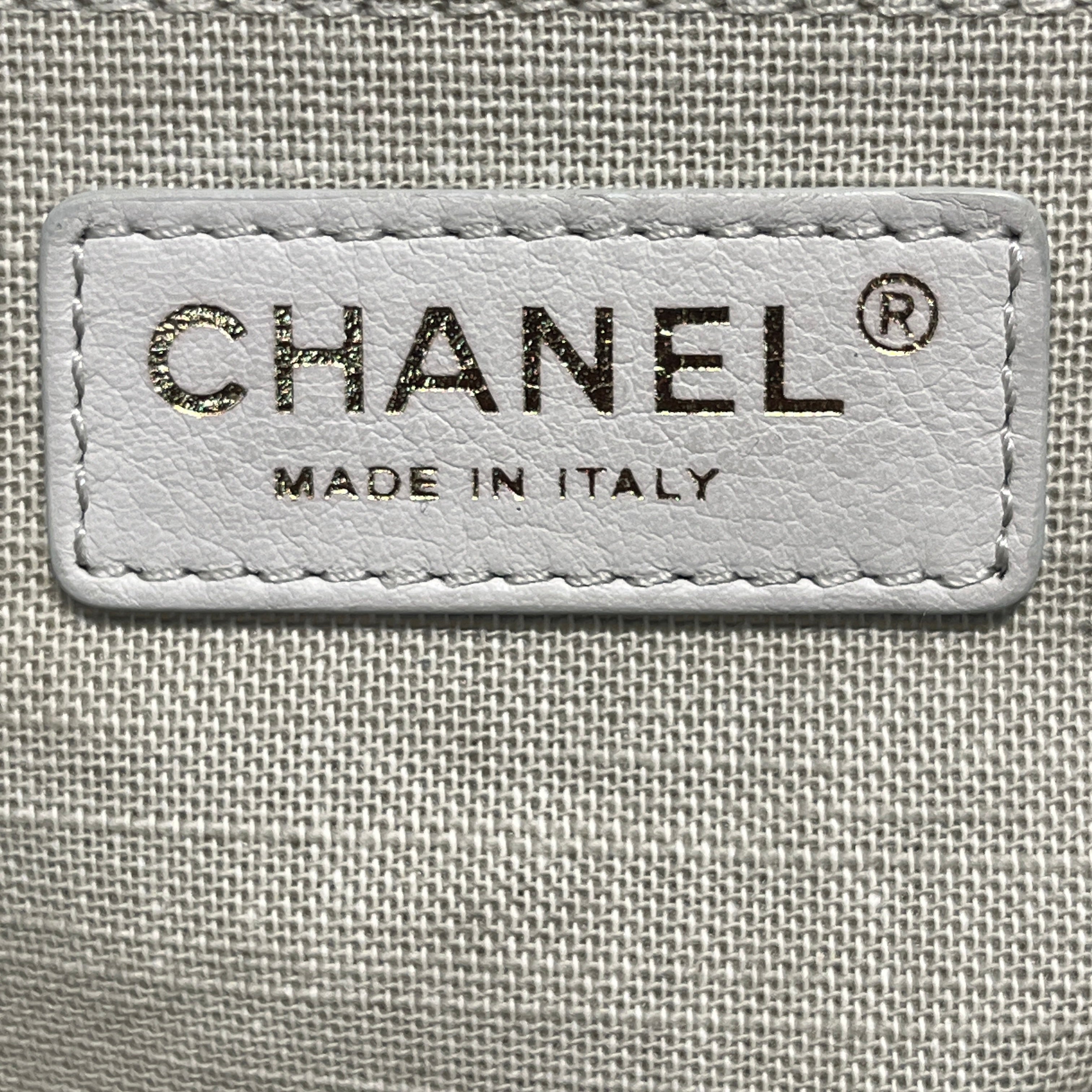 CHANEL/Tote Bag/Cotton/BLK/KXN2TJ83 DEAUVILLE BAG W/POUCH view 3