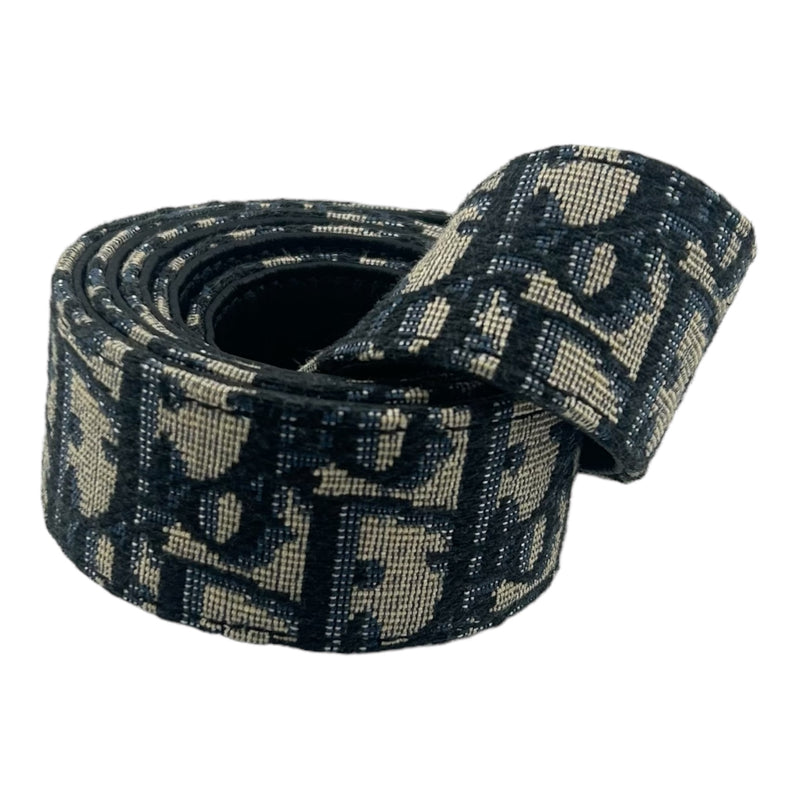 Christian Dior/ObliqueJacquard/Belt/US 4/Navy