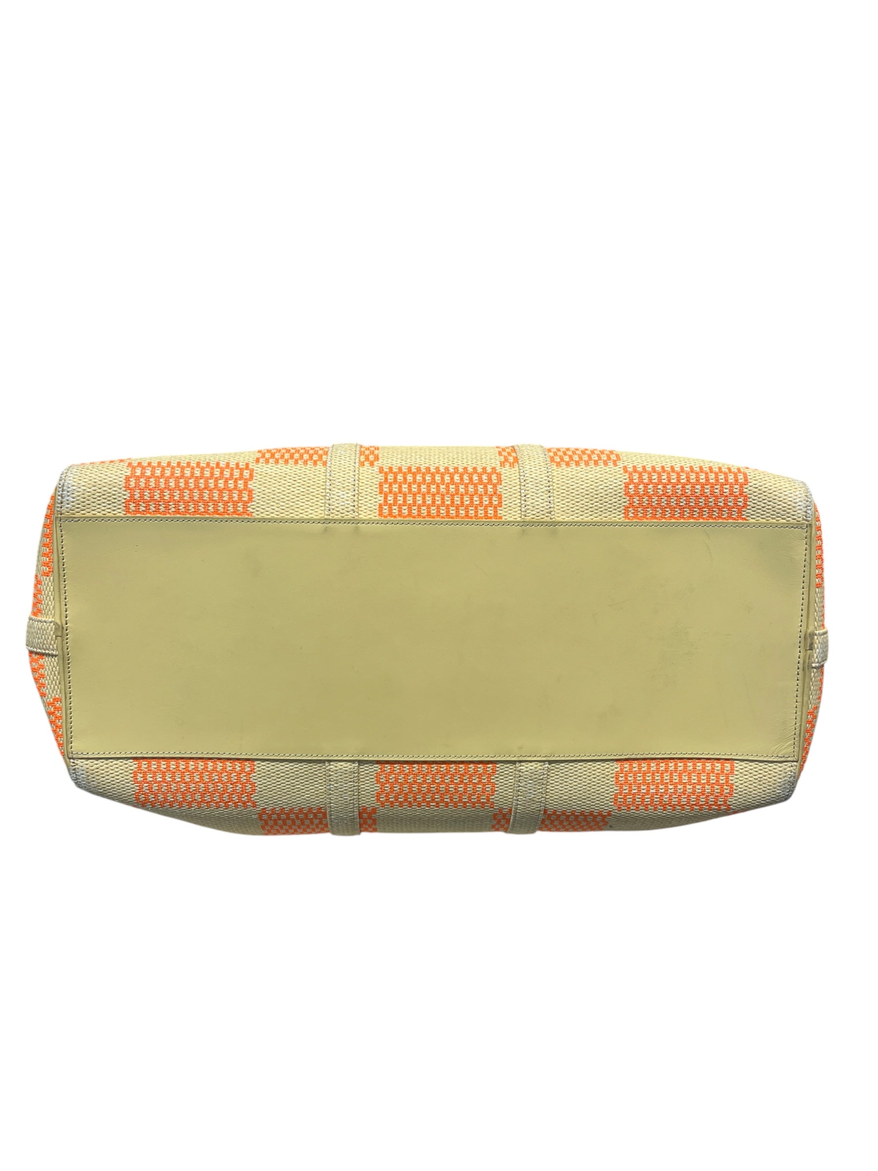 LOUIS VUITTON/Luggage/All Over Print/Cotton/CRM/KEEPALL BANDOU 50 ORNGE view 5