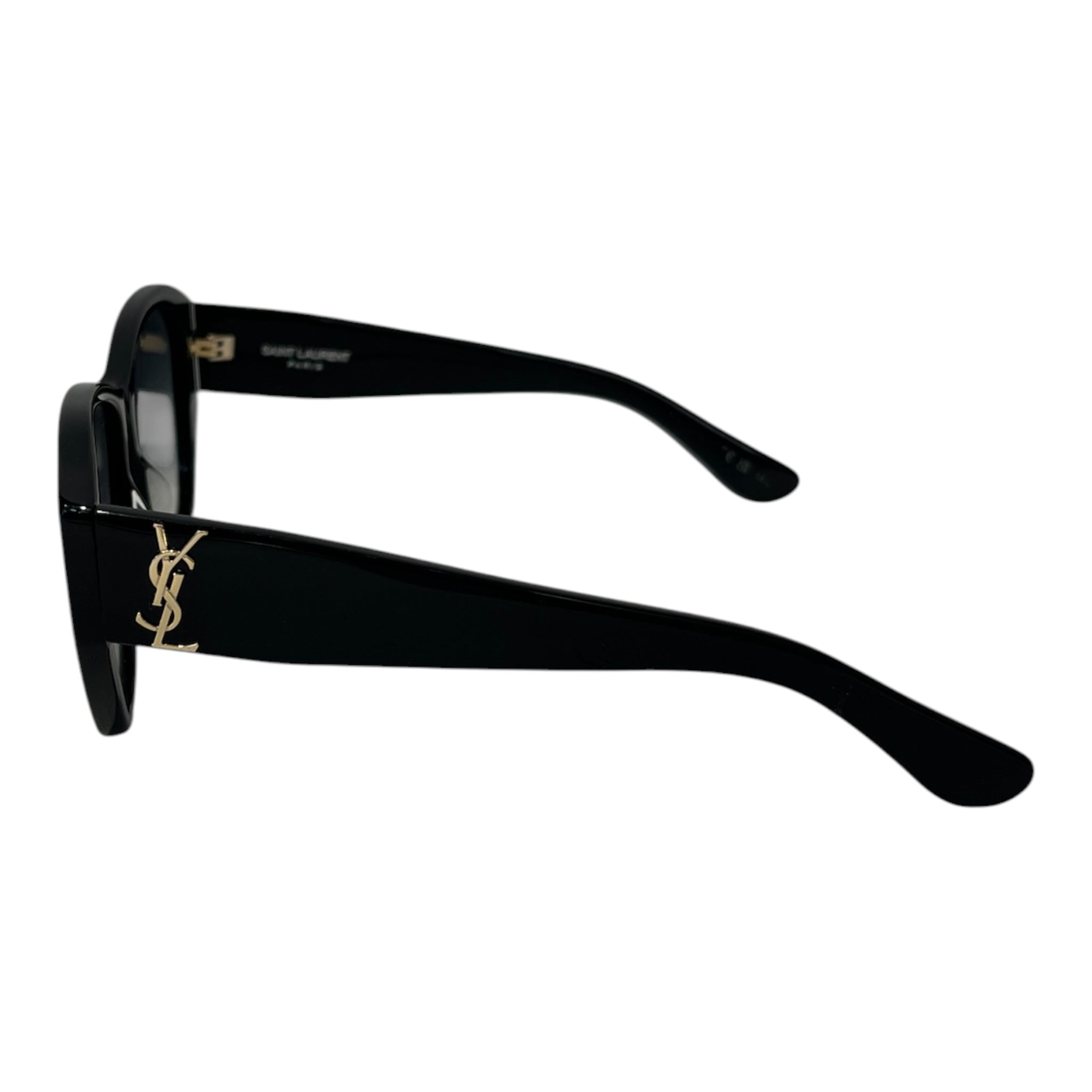 YVES SAINT LAURENT/Sunglasses/Celluloid/BLK/L's/ view 3