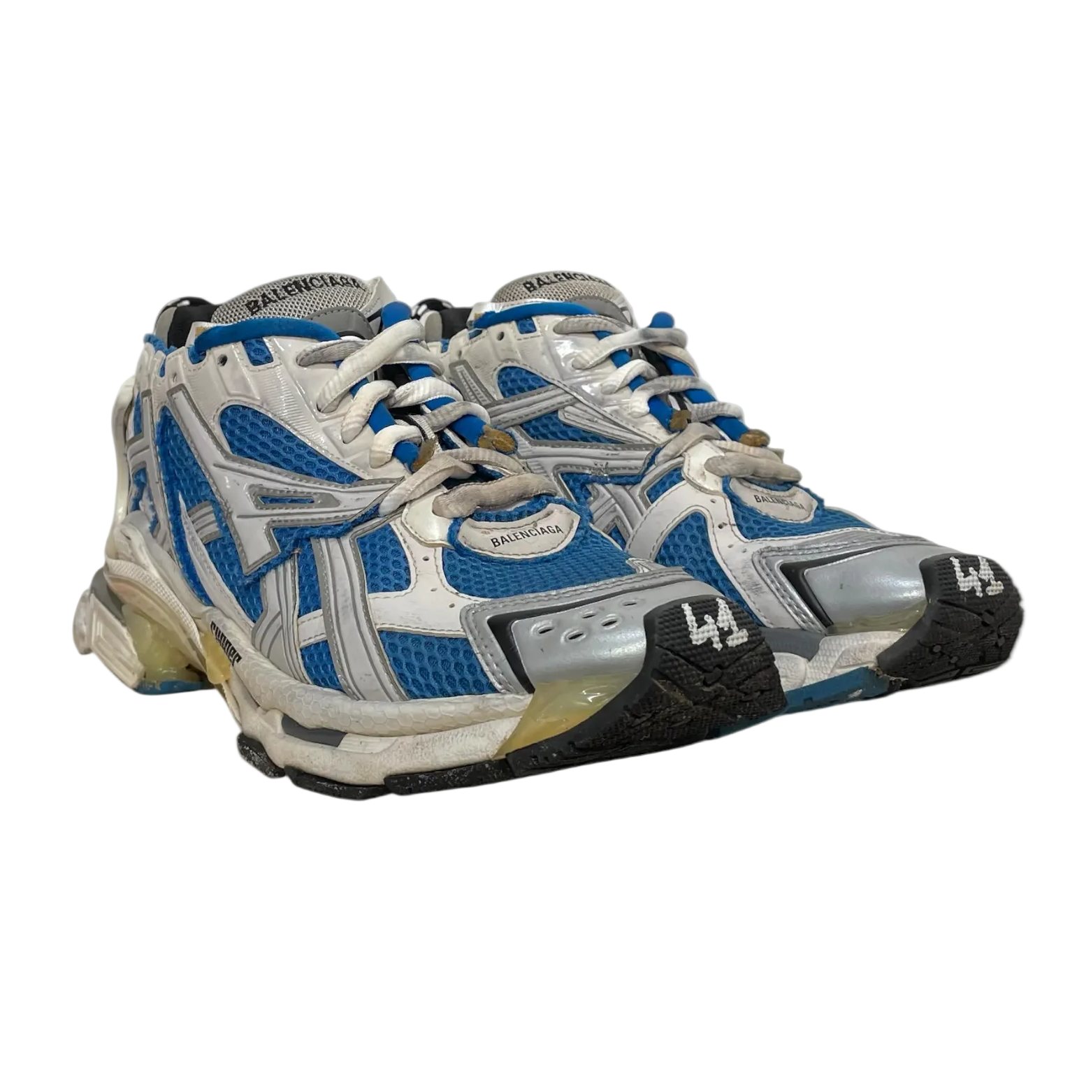 BALENCIAGA/Low-Sneakers/EU 41/BLU/runners view 1